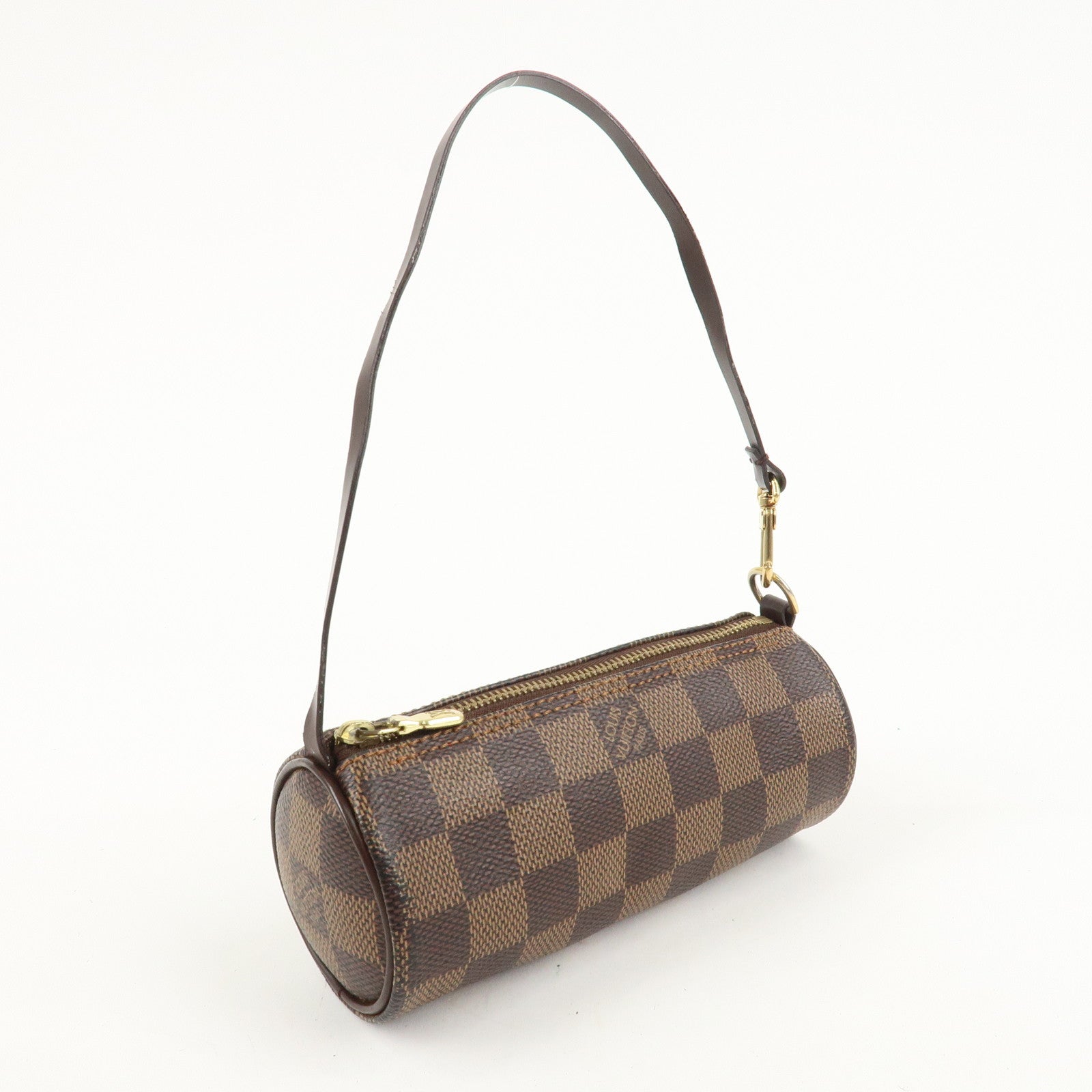 Louis Vuitton Damier Ebene Pouch For Papillon Bag Brown Used