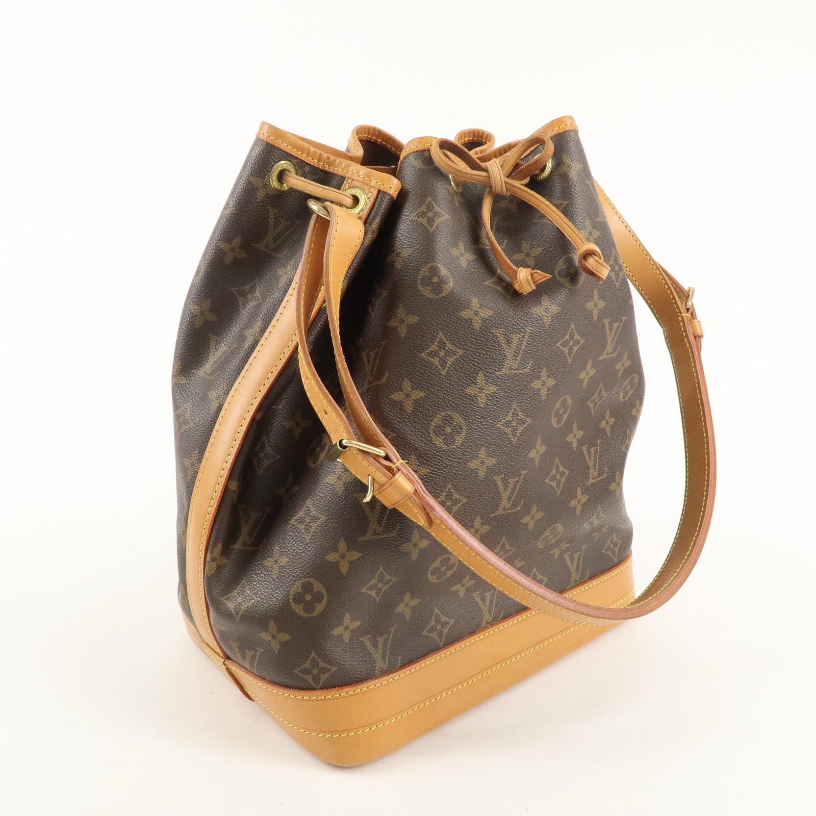 Louis Vuitton Monogram Noe Shoulder Bag Hand Bag Brown M42224