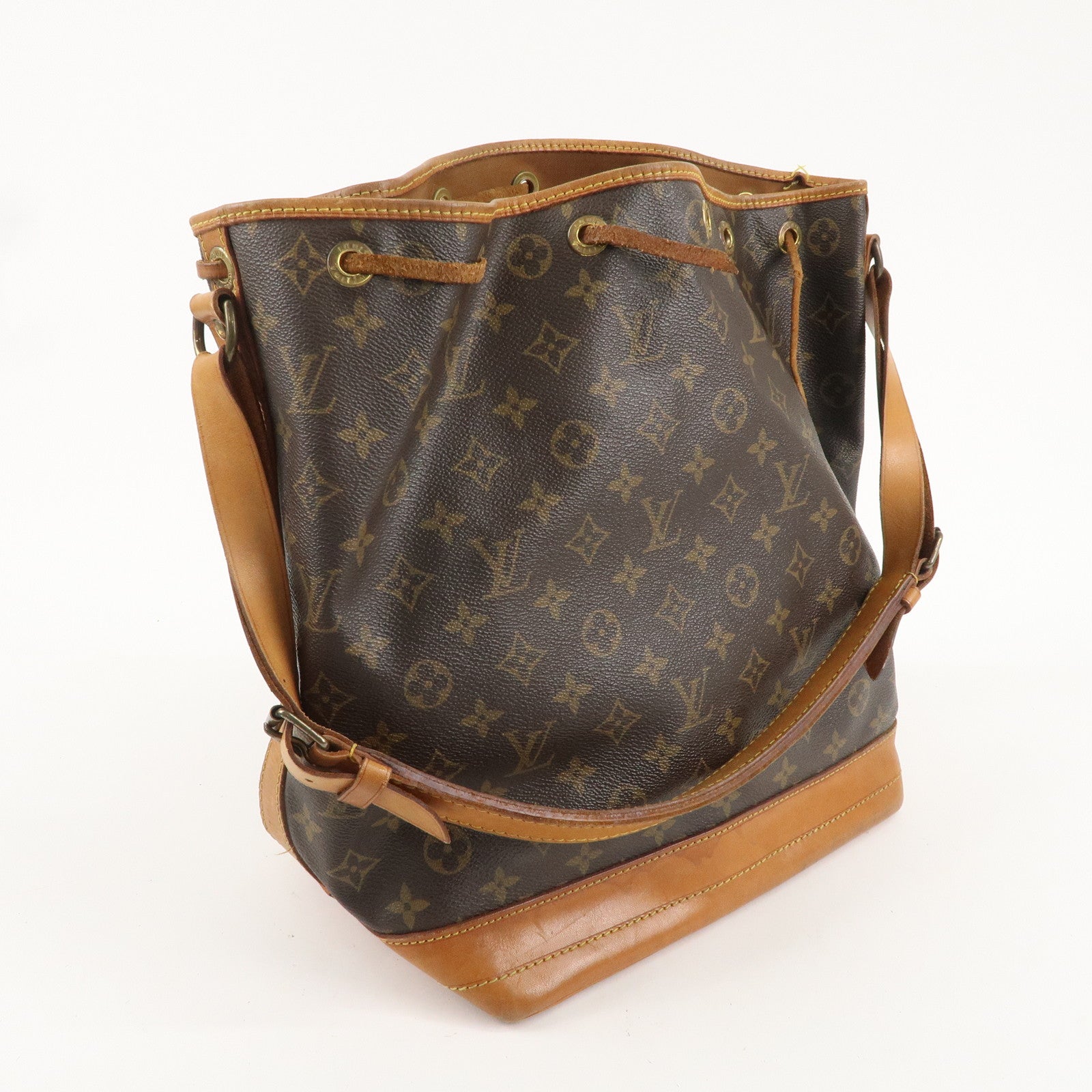 Louis Vuitton Monogram Noe Shoulder Bag Hand Bag Brown M42224