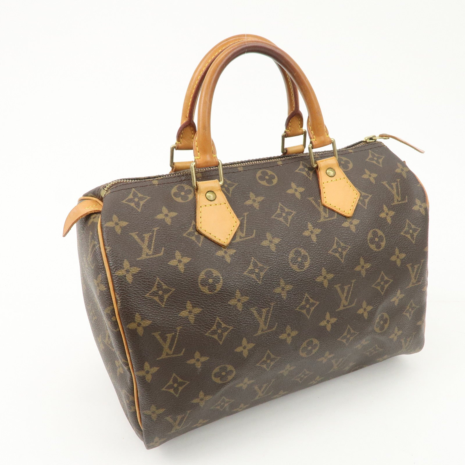 Louis Vuitton Monogram Speedy 30 Hand Bag Boston Bag M41526 Used