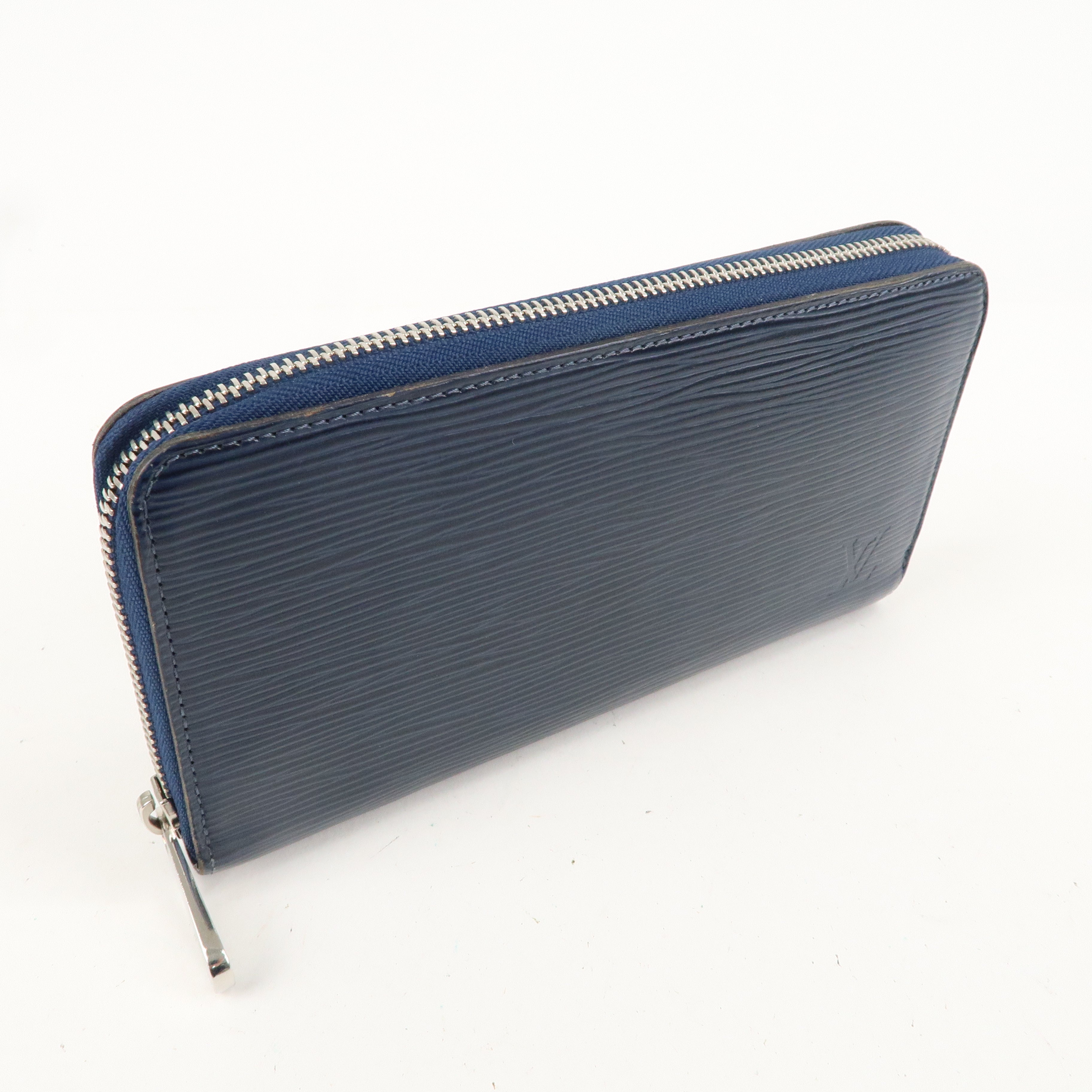 Louis Vuitton Epi Zippy Wallet Long Wallet Andigo Blue M60307