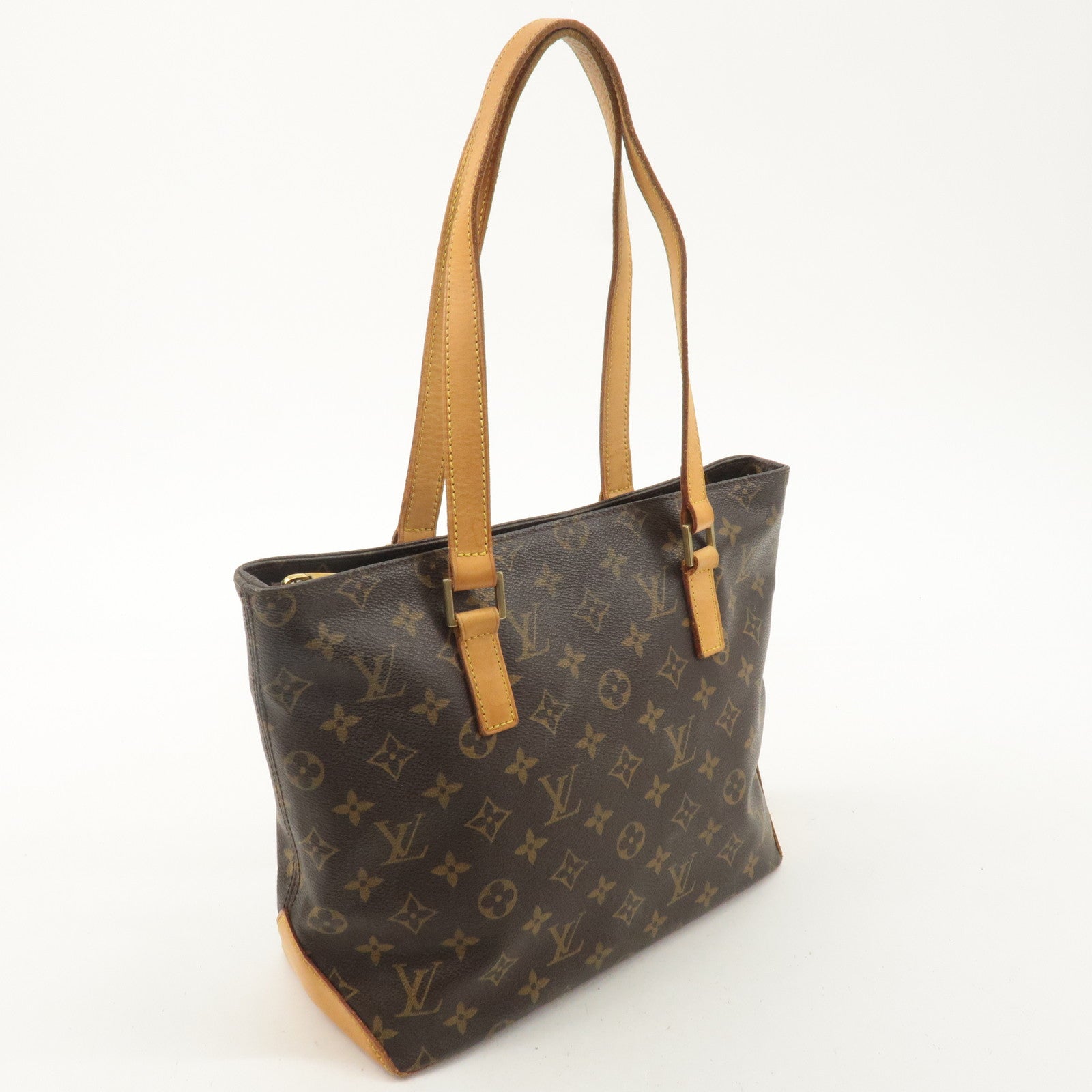 Louis Vuitton Monogram Cabas Piano Tote Bag Brown M51148