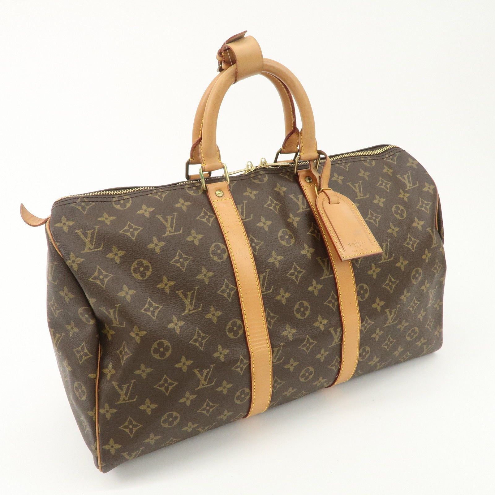 Louis Vuitton Monogram Keep All 45 Boston Bag M41428