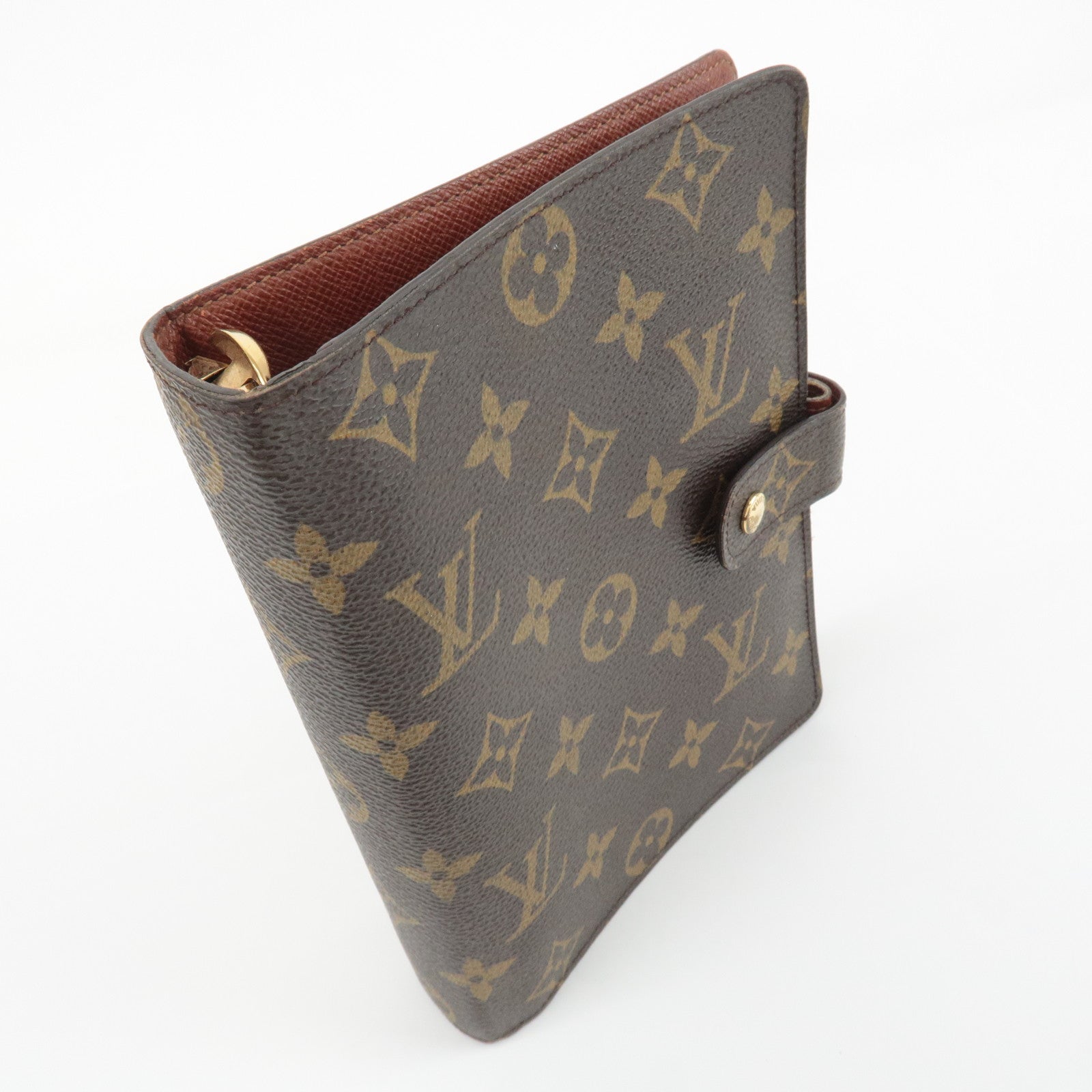 Louis Vuitton Monogram Agenda MM Planner Cover R20105 Used