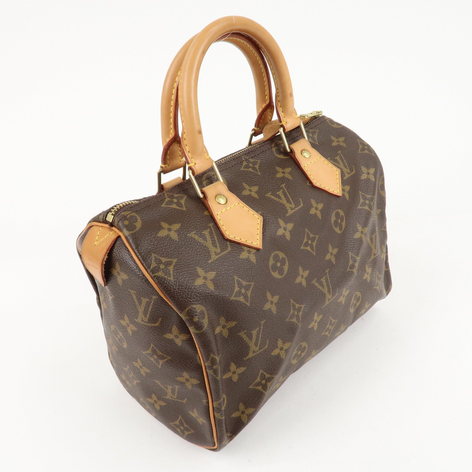 Louis Vuitton Monogram Speedy 25 Hand Bag Boston Bag M41528 Used