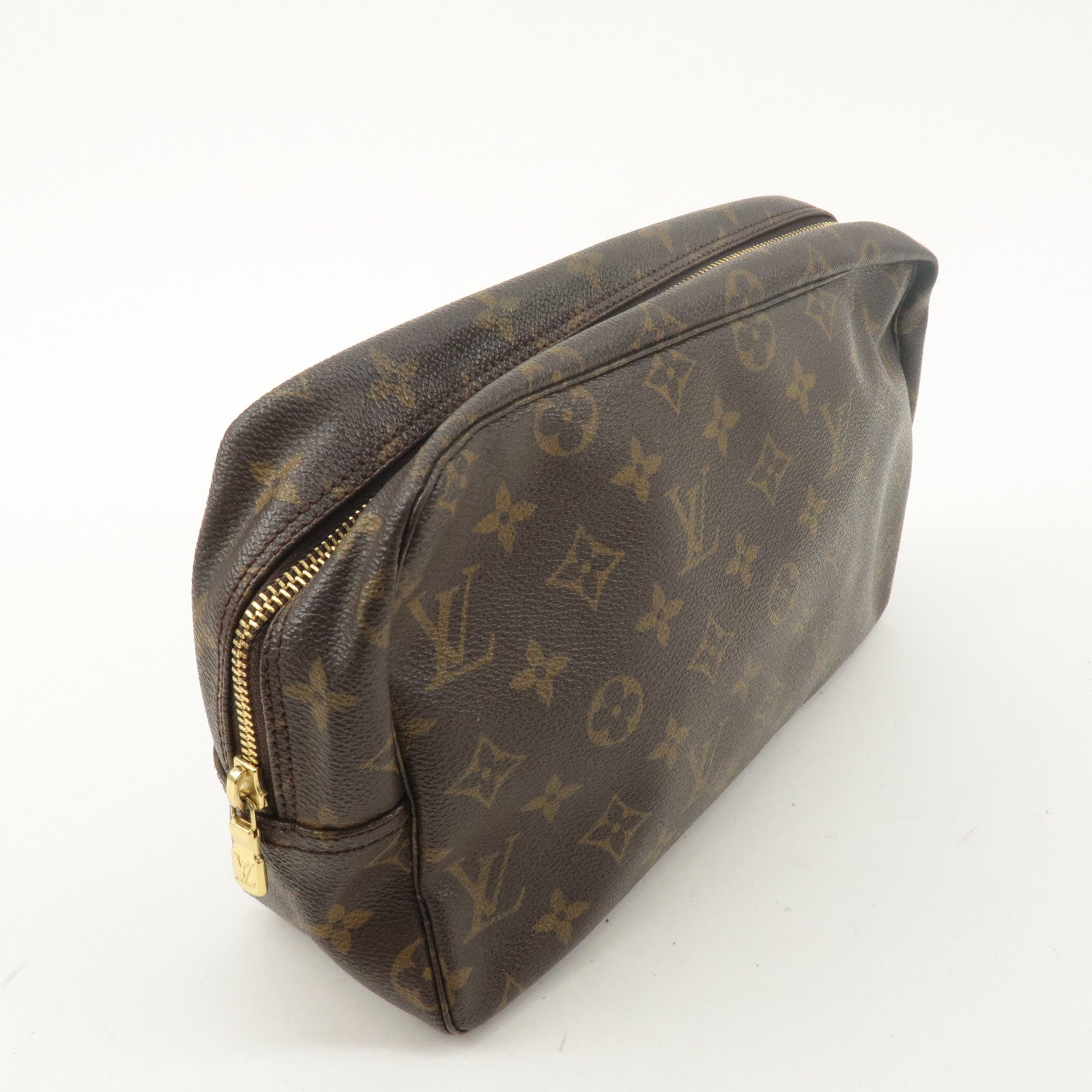 Louis Vuitton Monogram Trousse Toilette 28 Pouch Brown M47522