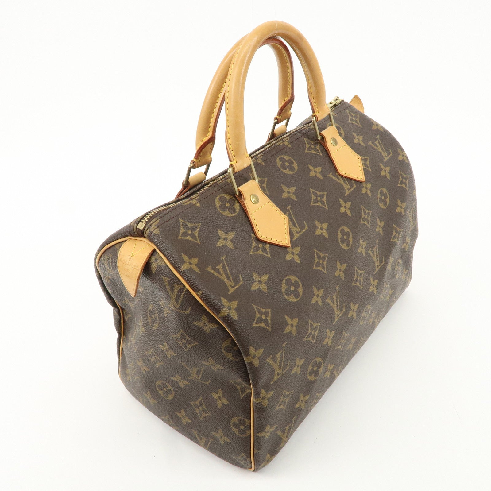 Louis Vuitton Monogram Speedy 30 Hand Bag Boston Bag M41526 Used