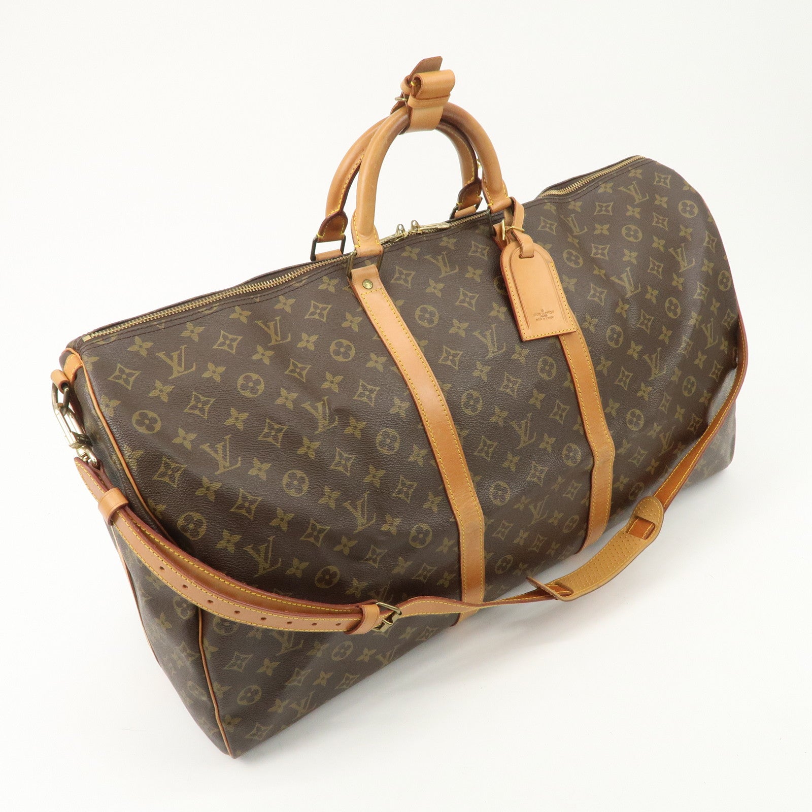 Louis Vuitton Monogram Keep All Bandouliere 60 Boston Bag M41412 Used