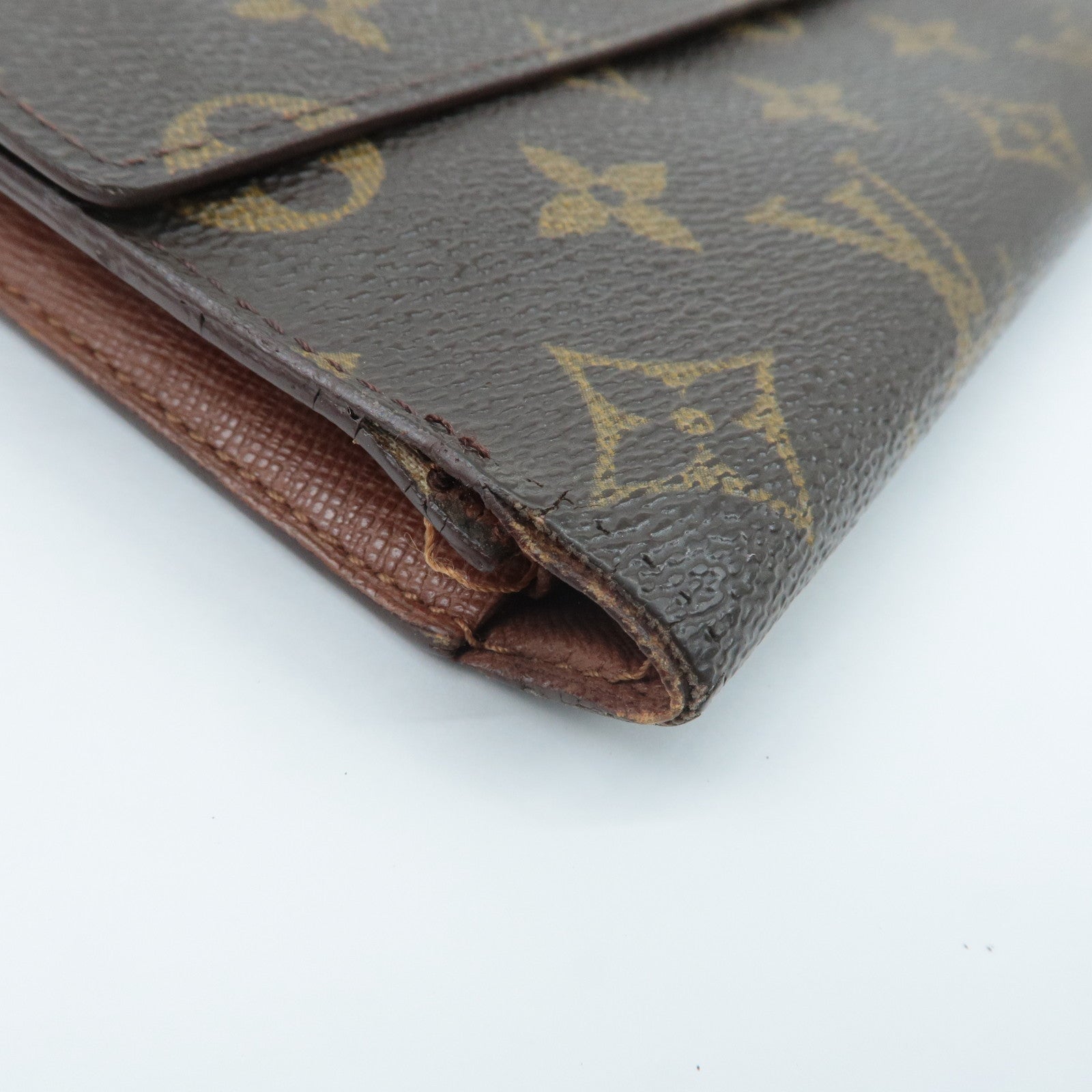 Louis Vuitton Set of 4 Monogram Portefeuille Long Wallet Used