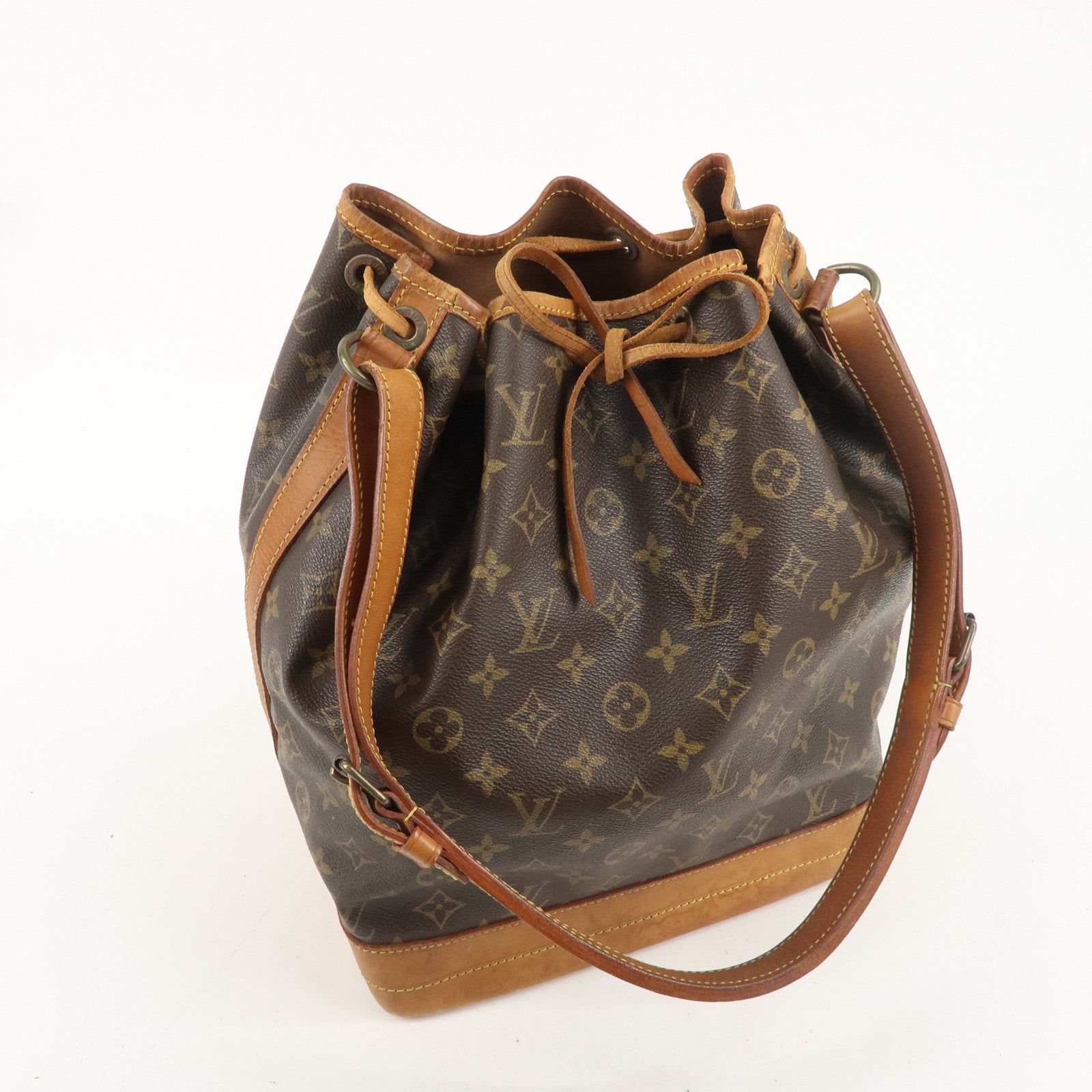 Louis Vuitton Monogram Noe Shoulder Bag Hand Bag Brown M42224