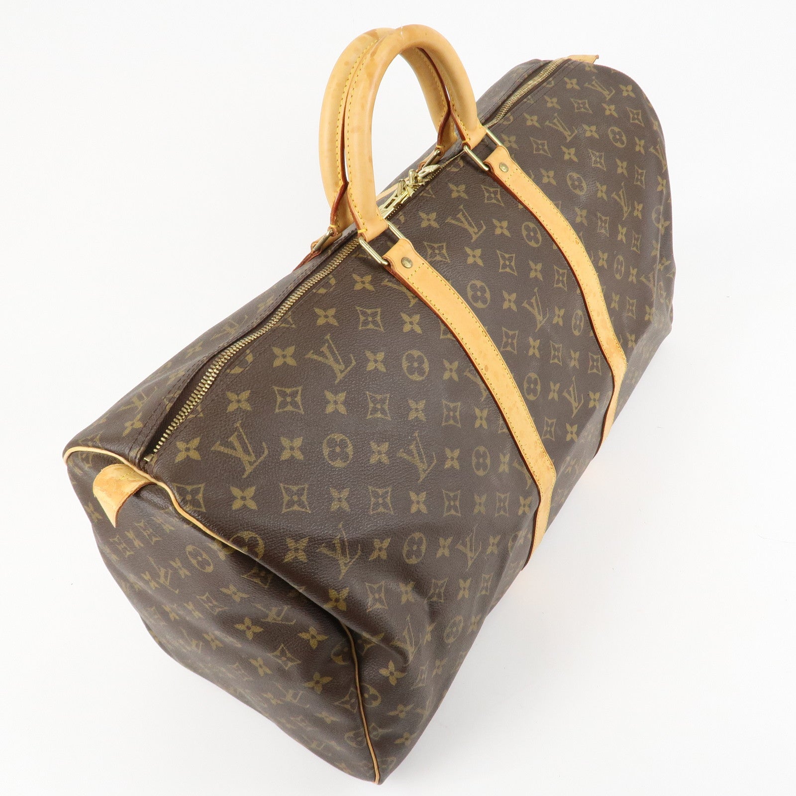 Louis Vuitton Monogram Keep All 55 Boston Bag Travel Bag M41424 Used