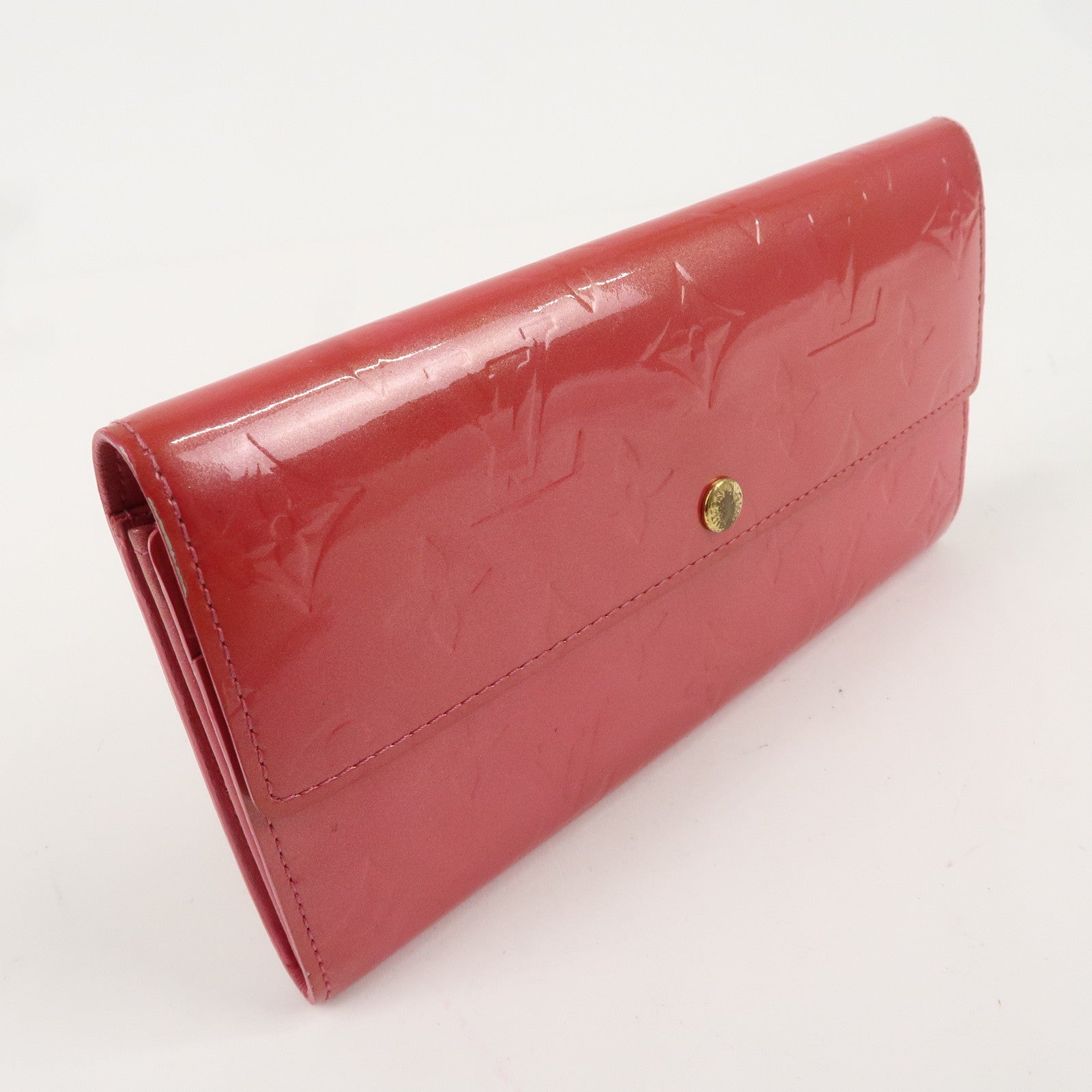 Louis Vuitton Monogram Vernis Portefeuille Sarah LongWallet M9140F