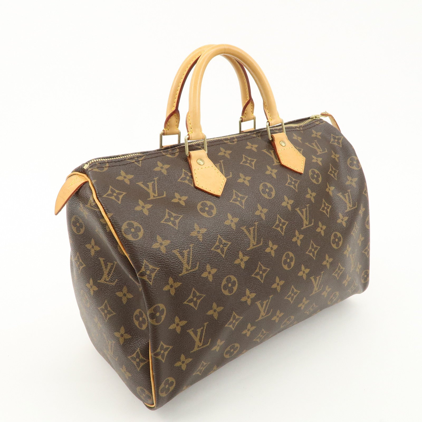 Louis Vuitton Monogram Speedy 35 Hand Bag Boston Bag M41524 Used