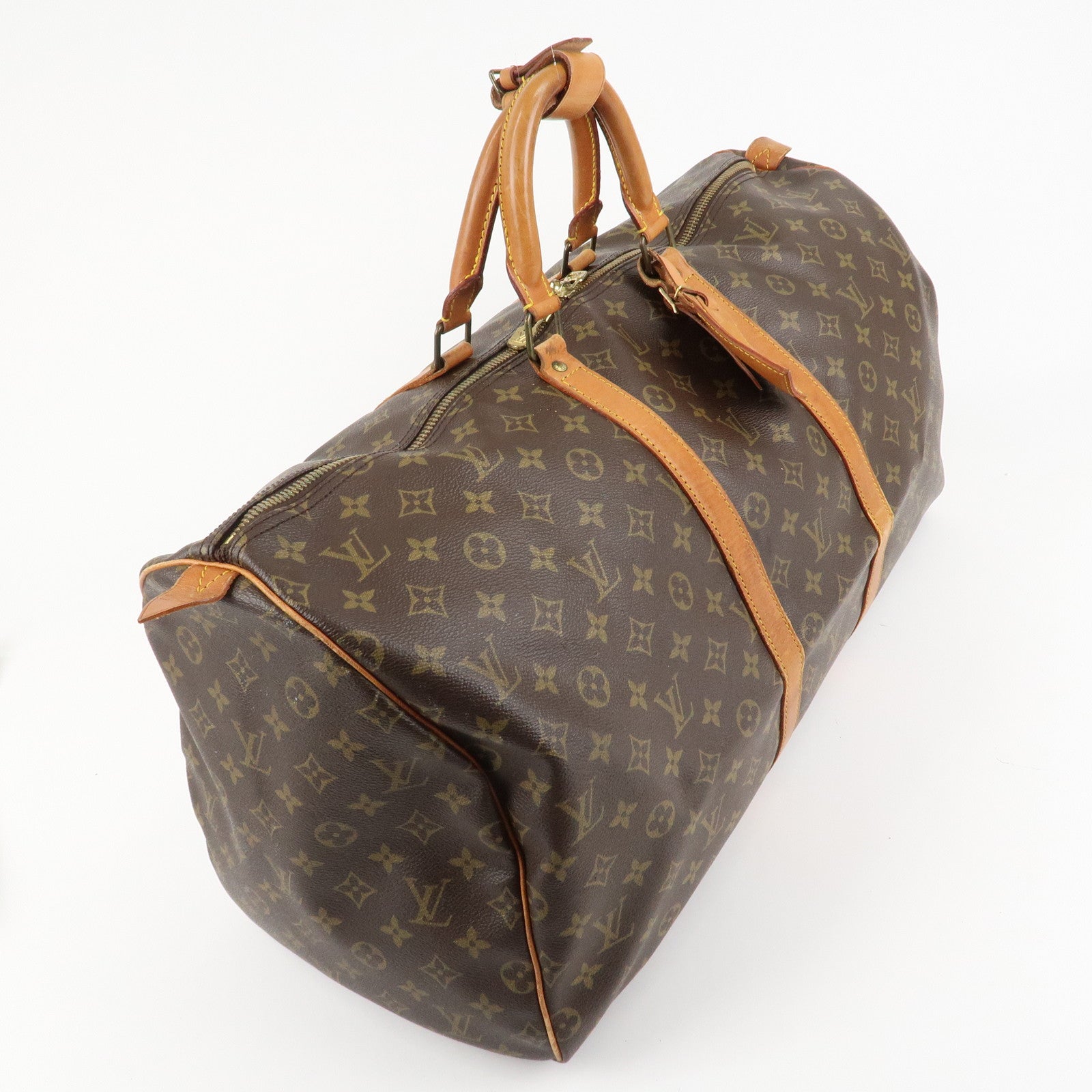 Louis Vuitton Monogram Keep All 55 Boston Bag Travel Bag M41424 Used