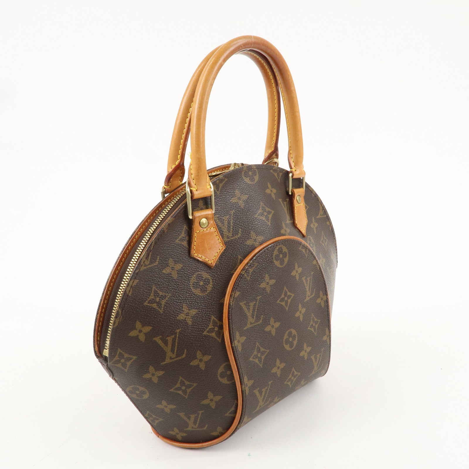 Louis Vuitton Monogram Ellipse PM Hand Bag Brown M51127