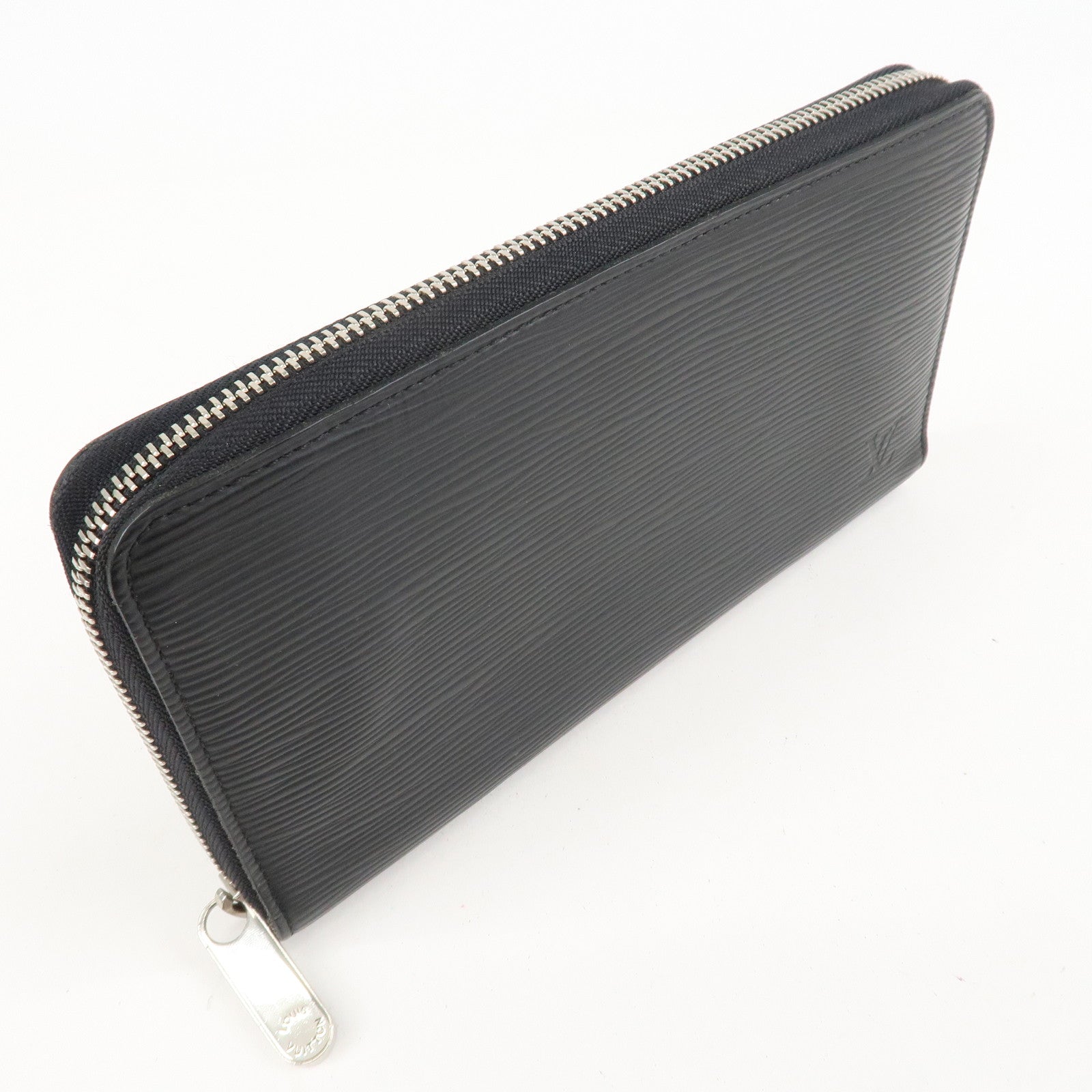 Louis Vuitton Epi Zippy Organizer Wallet Black Noir M63852