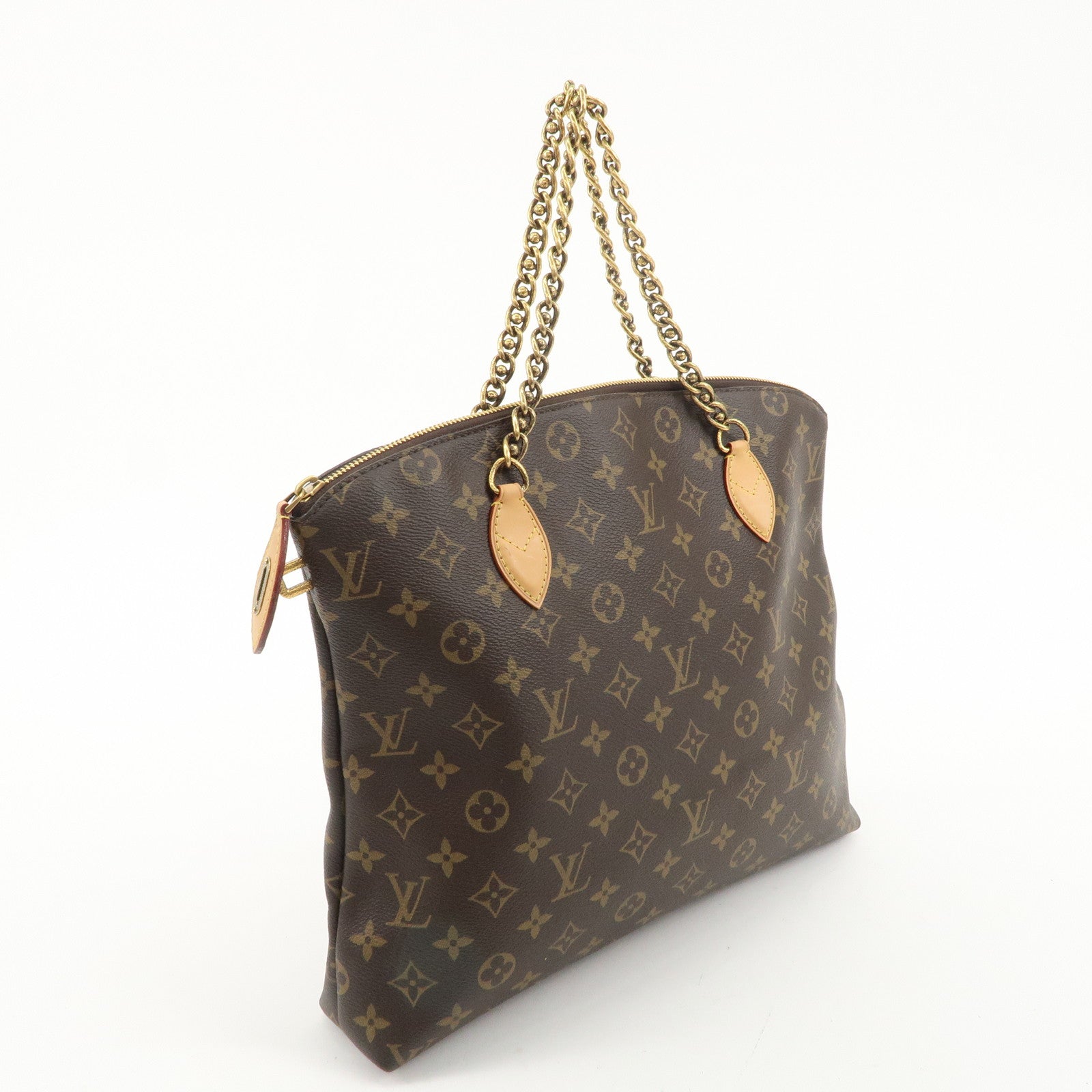 Louis Vuitton Monogram Lock It Chain Hand Bag M40989 Used