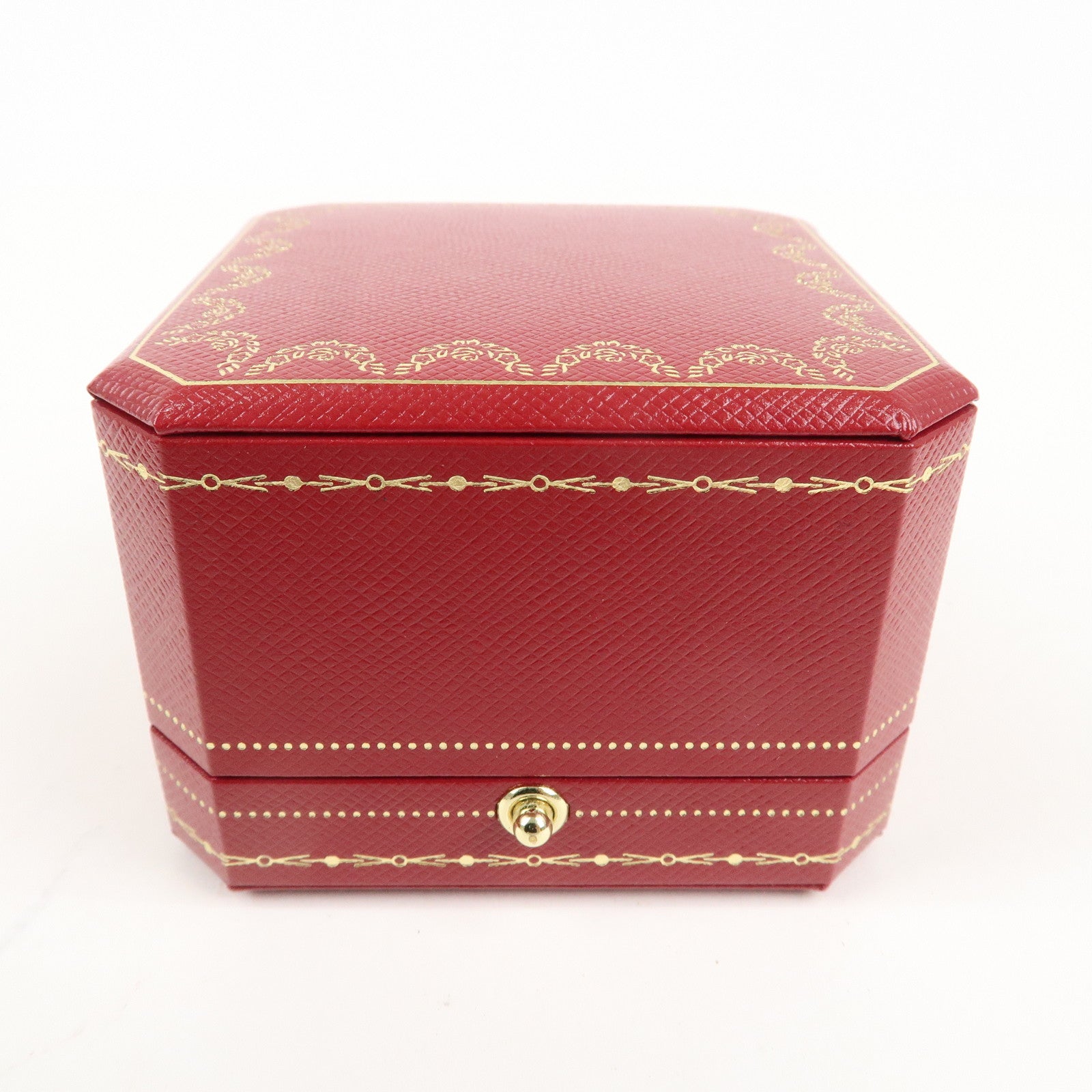 Cartier Set of 2 Ring Box Display Box Jewelry Box For Ring Red