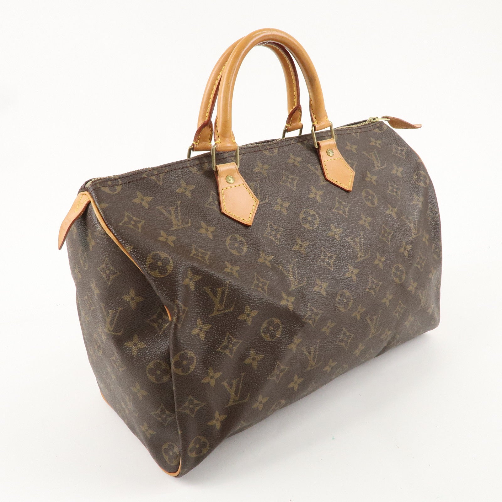 Louis Vuitton Monogram Speedy 35 Hand Bag Boston Bag M41524