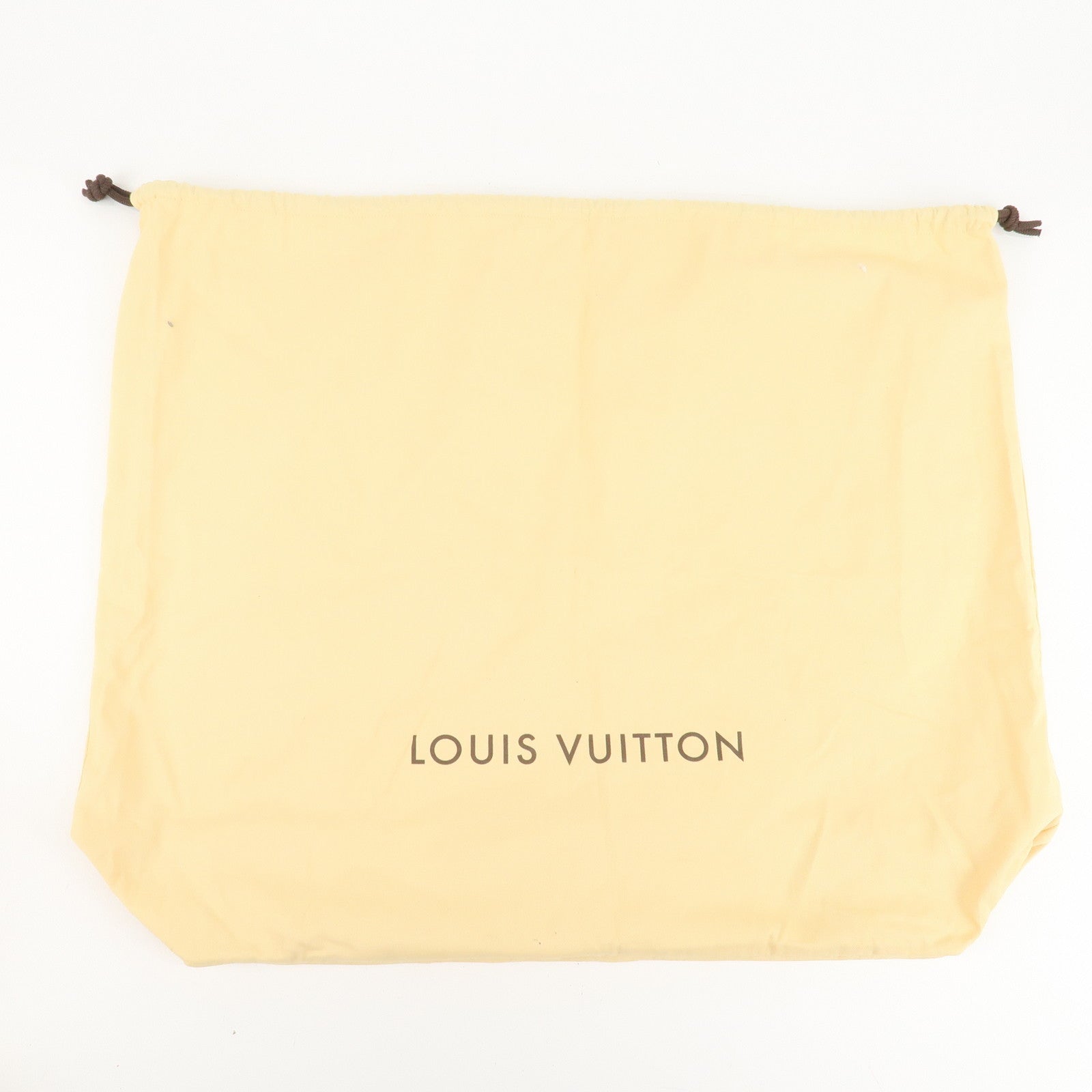 Louis Vuitton Set of 10 Dust Bag Drawstring Style Beige Used