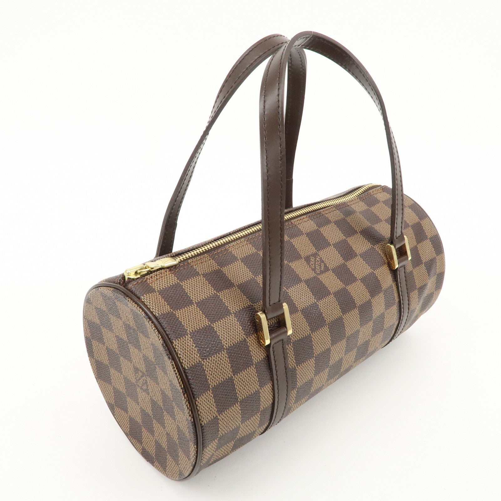 Louis Vuitton Damier Ebene Papillon 26 Hand Bag Brown N51304 Used