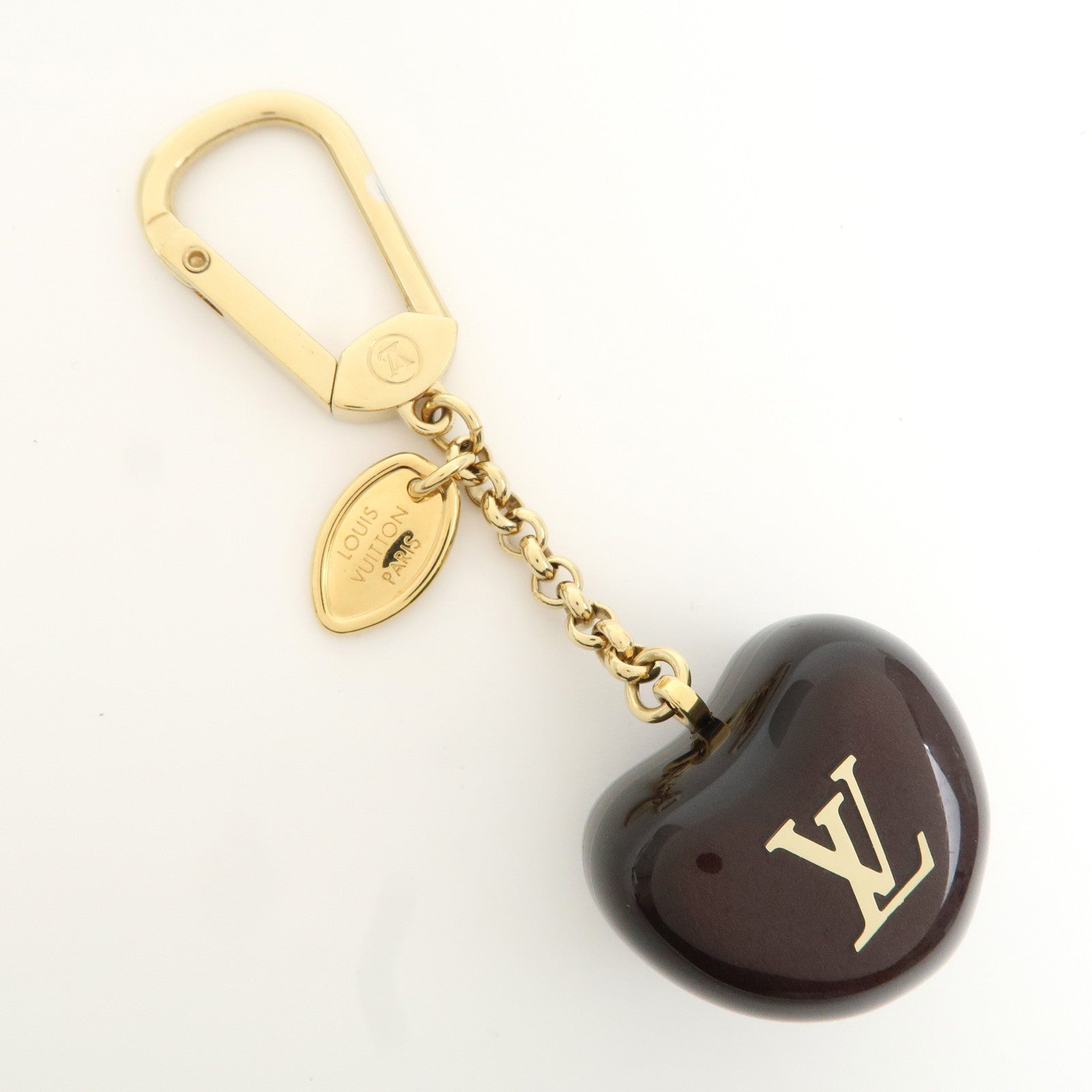 Louis Vuitton Porte Cles Pomme Bag Charm Amarante M66494 Used