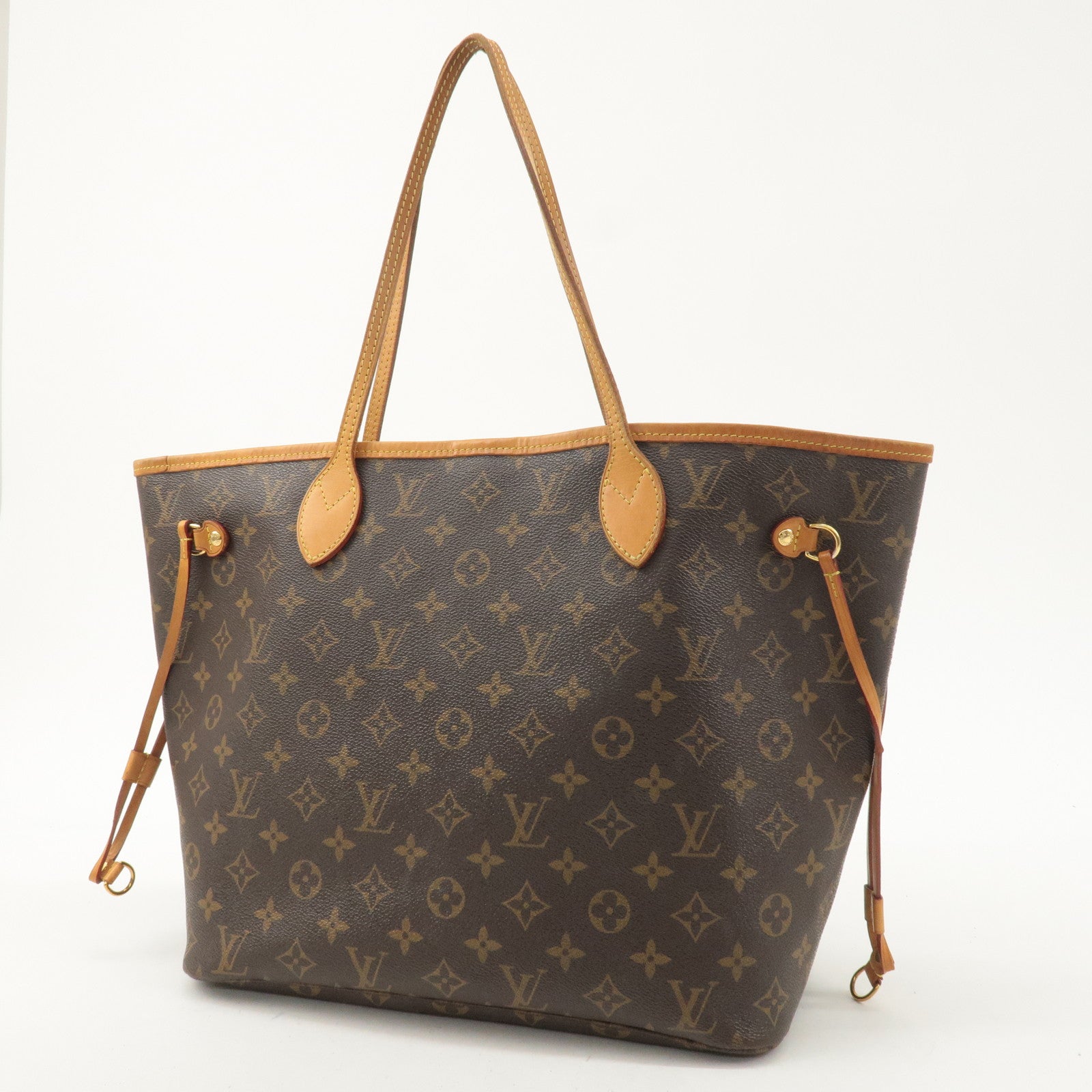 Louis Vuitton Monogram Neverfull MM Tote Bag Brown M41178