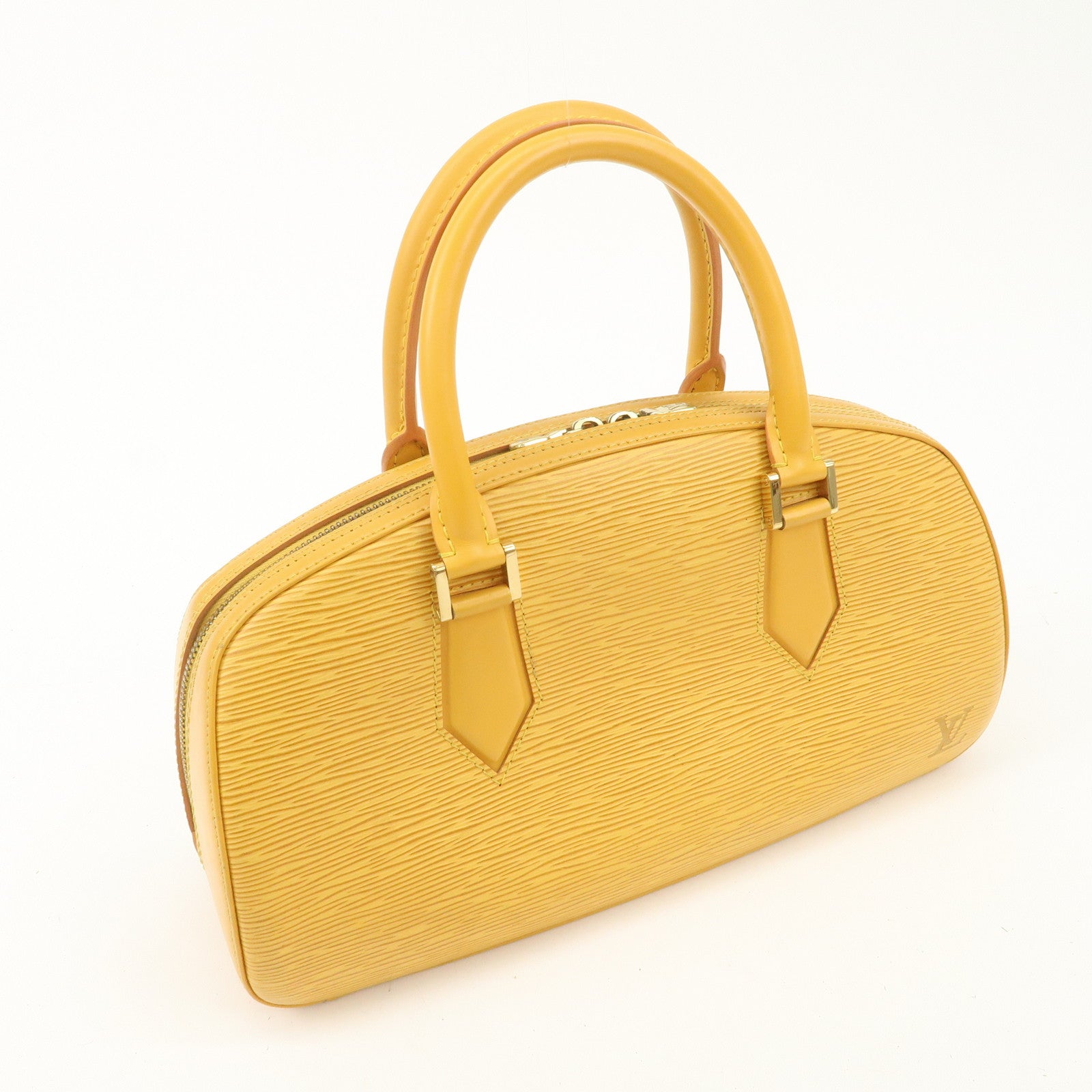 Louis Vuitton Epi Jasmine Hand Bag Tassilli Yellow M52089 Used