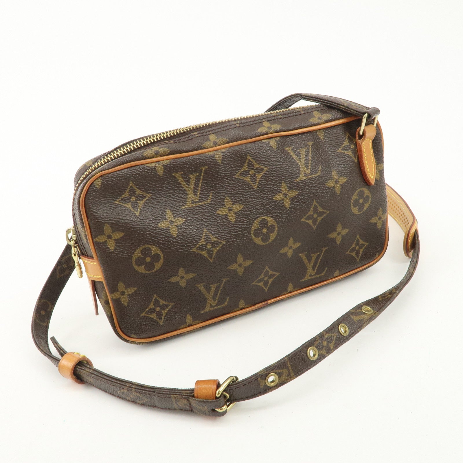 Louis Vuitton Monogram Pochette Marly Bandouliere Brown M51828