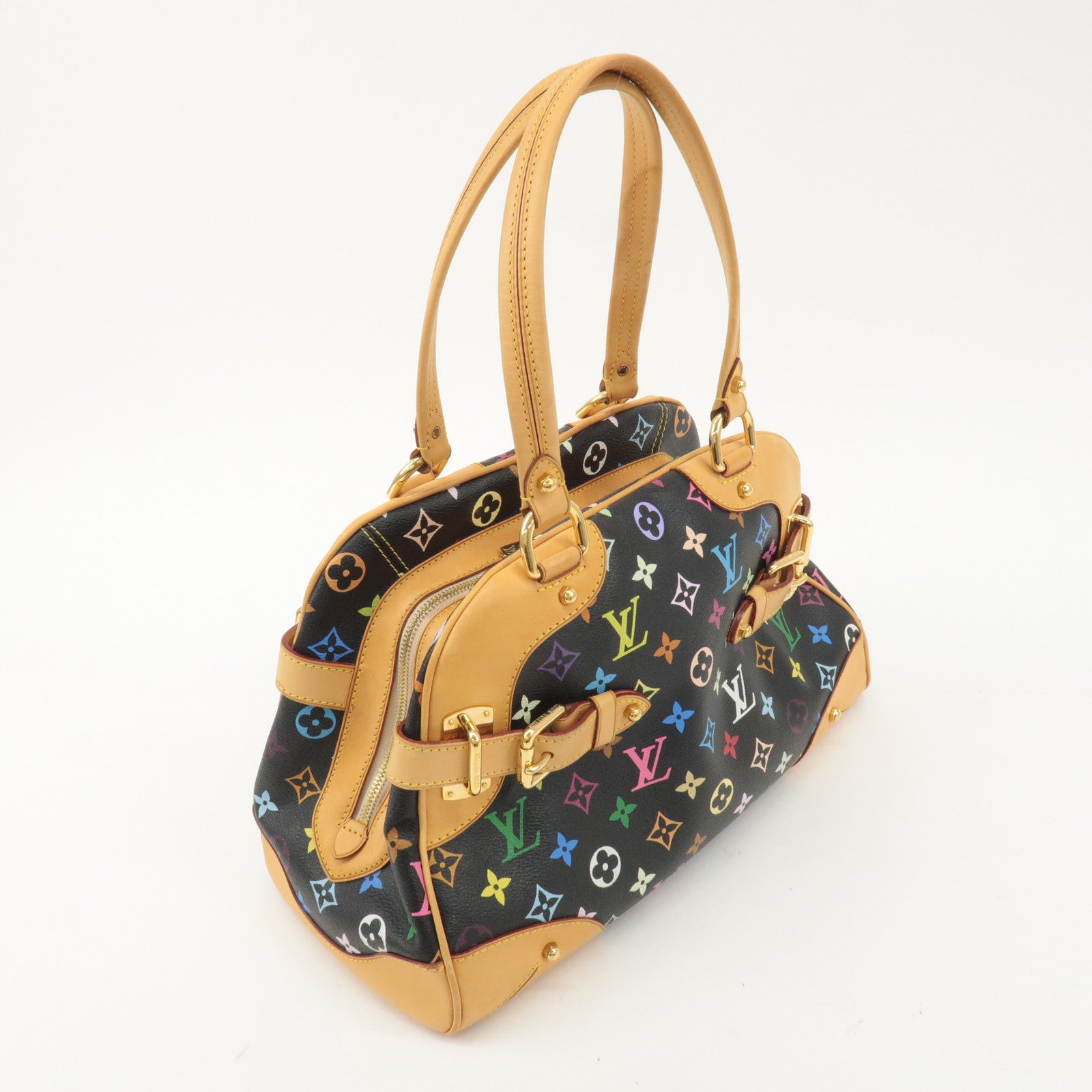 Louis Vuitton Monogram Multi Color Claudia Hand Bag M40194