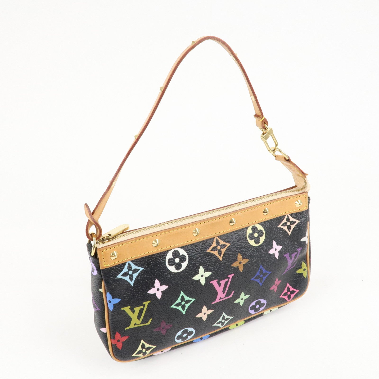 Louis Vuitton Monogram Multicolor Pochette Accessoires Noir M92648 Used