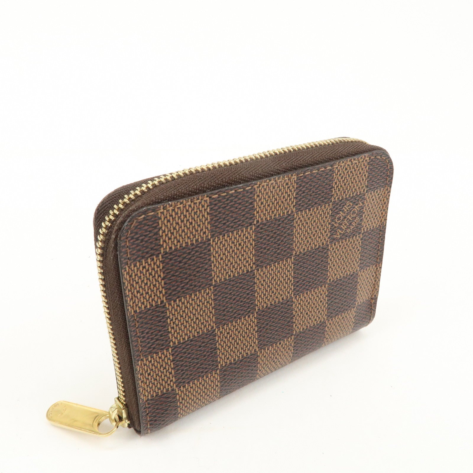 Louis Vuitton Damier Zippy Coin Purse Coin Case N63070 Used