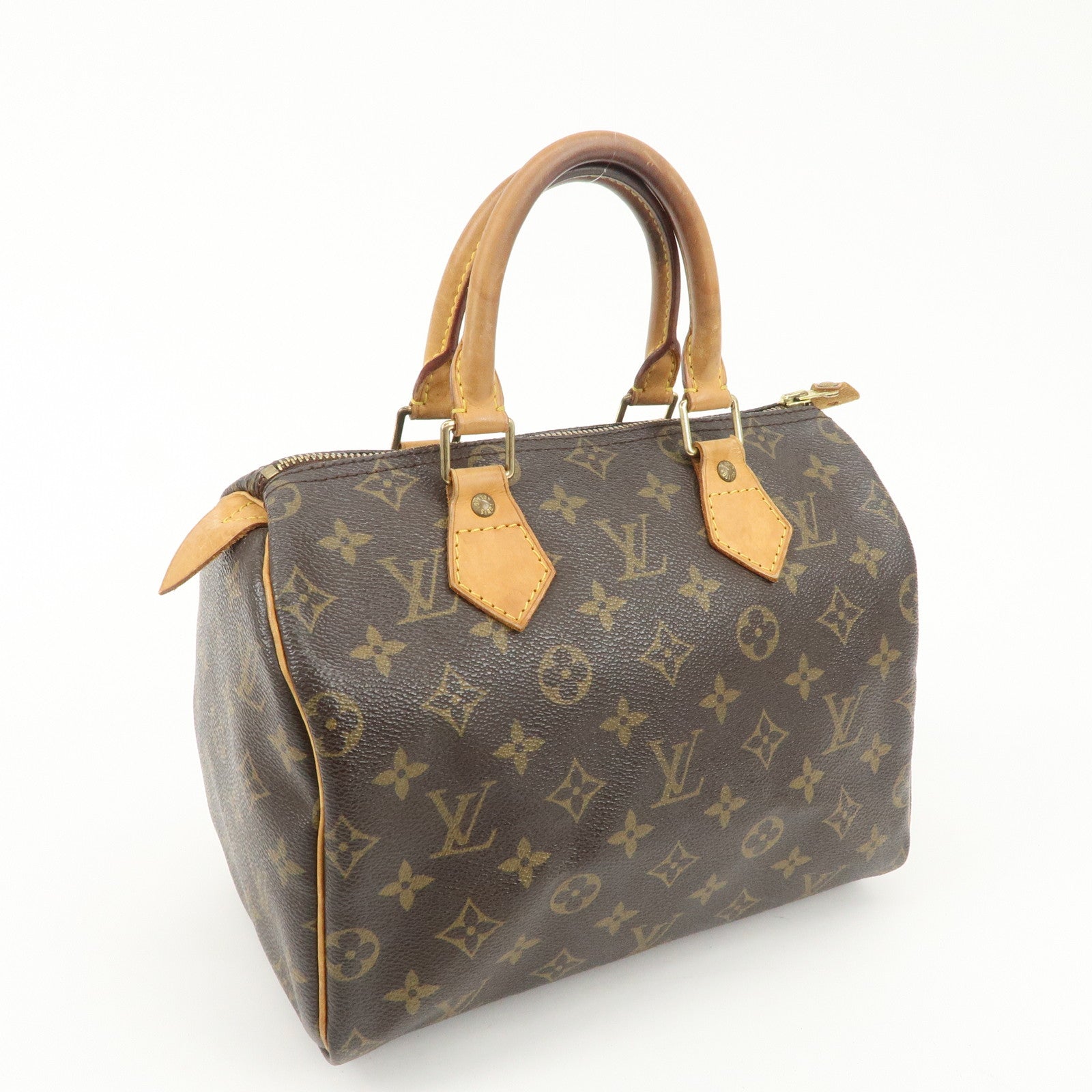 Louis Vuitton Monogram Speedy 25 Hand Bag Boston Bag M41528 Used