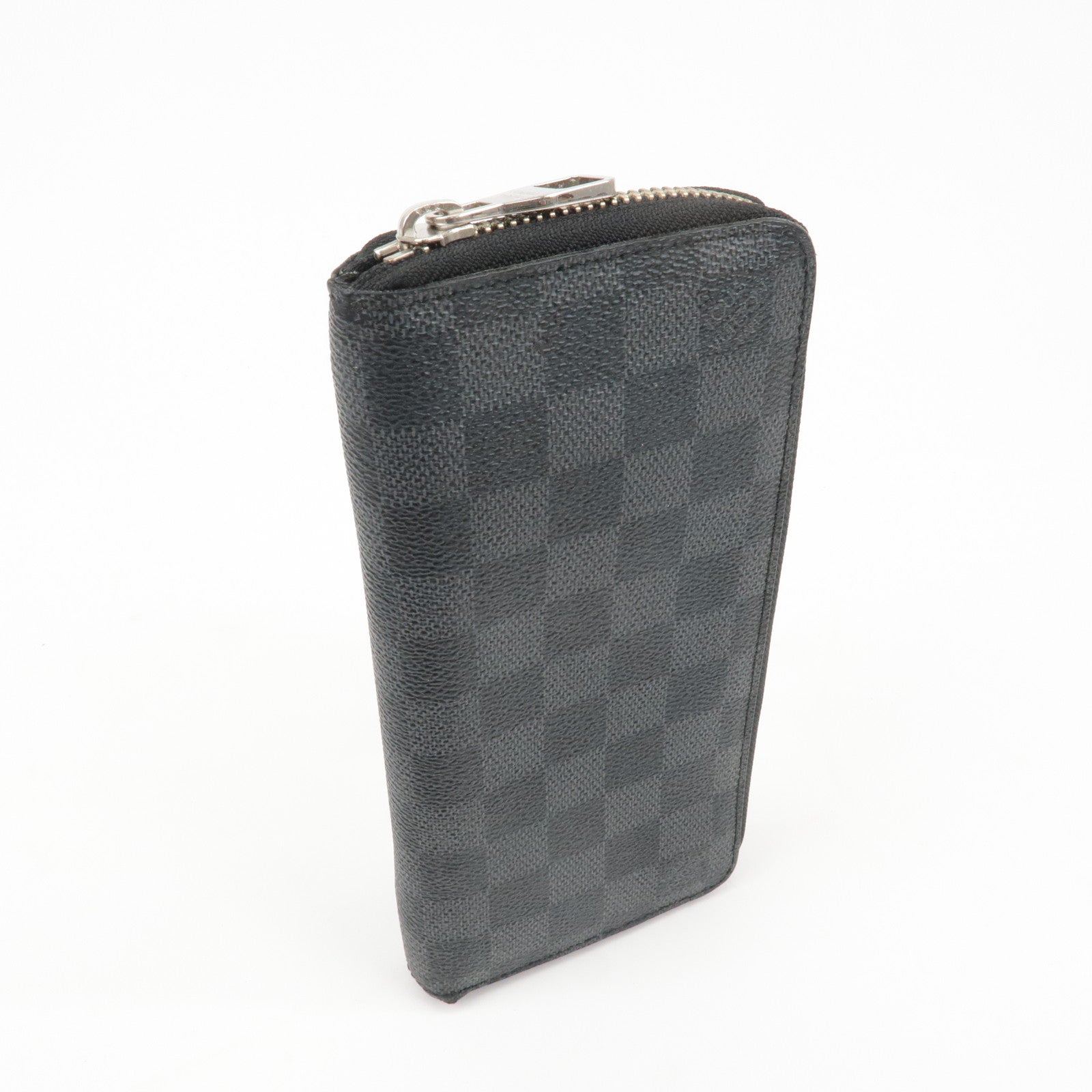 Louis Vuitton Damier Graphite Zippy Wallet Vertical N63095