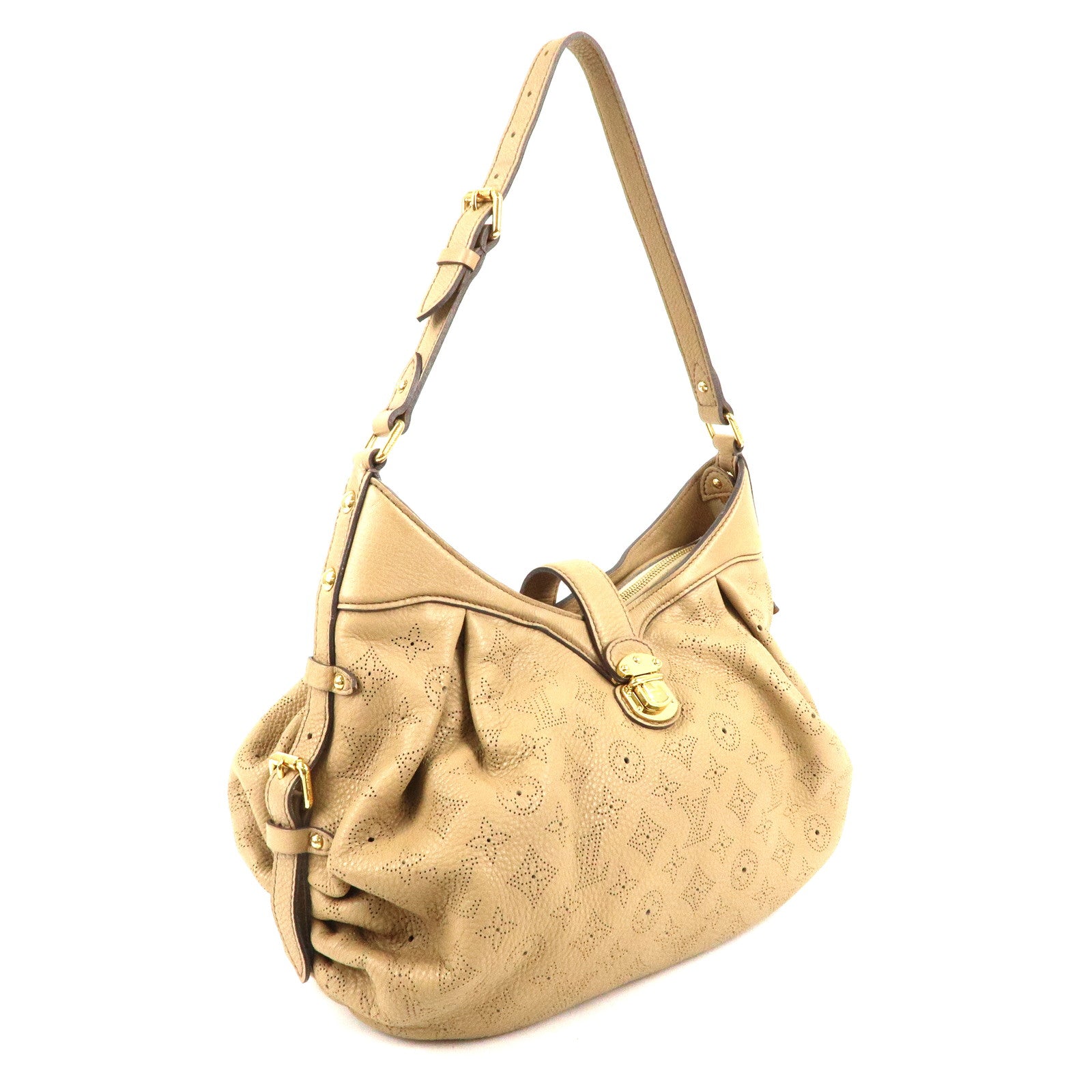 Louis Vuitton Monogram Mahina Neo L Shoulder Bag LightBrown M93979