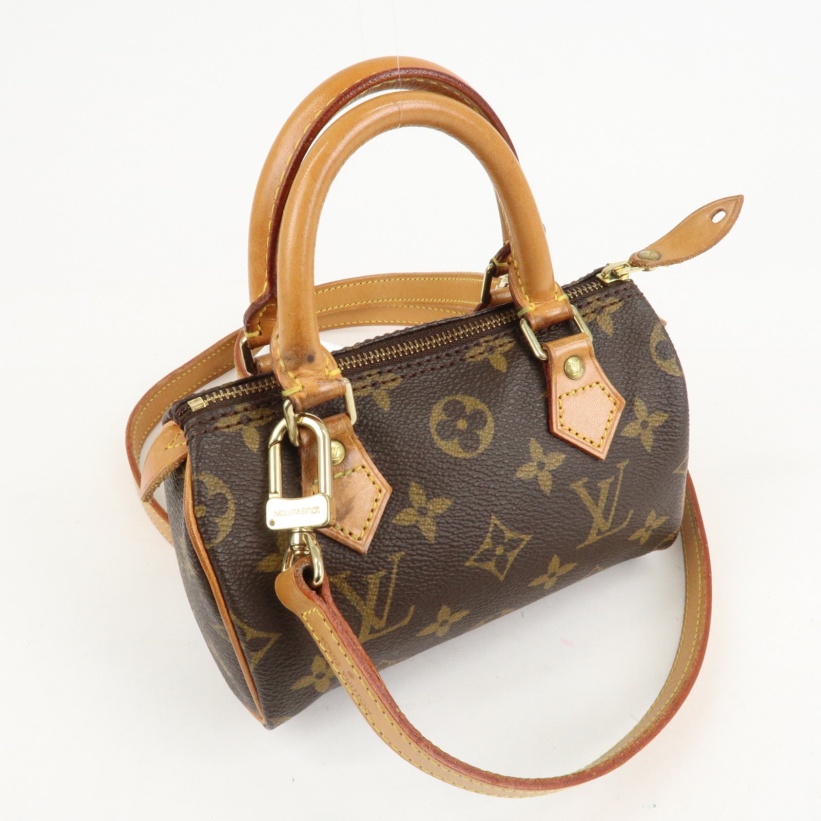 Louis Vuitton Monogram Mini Speedy 
Strap M41534 J75010