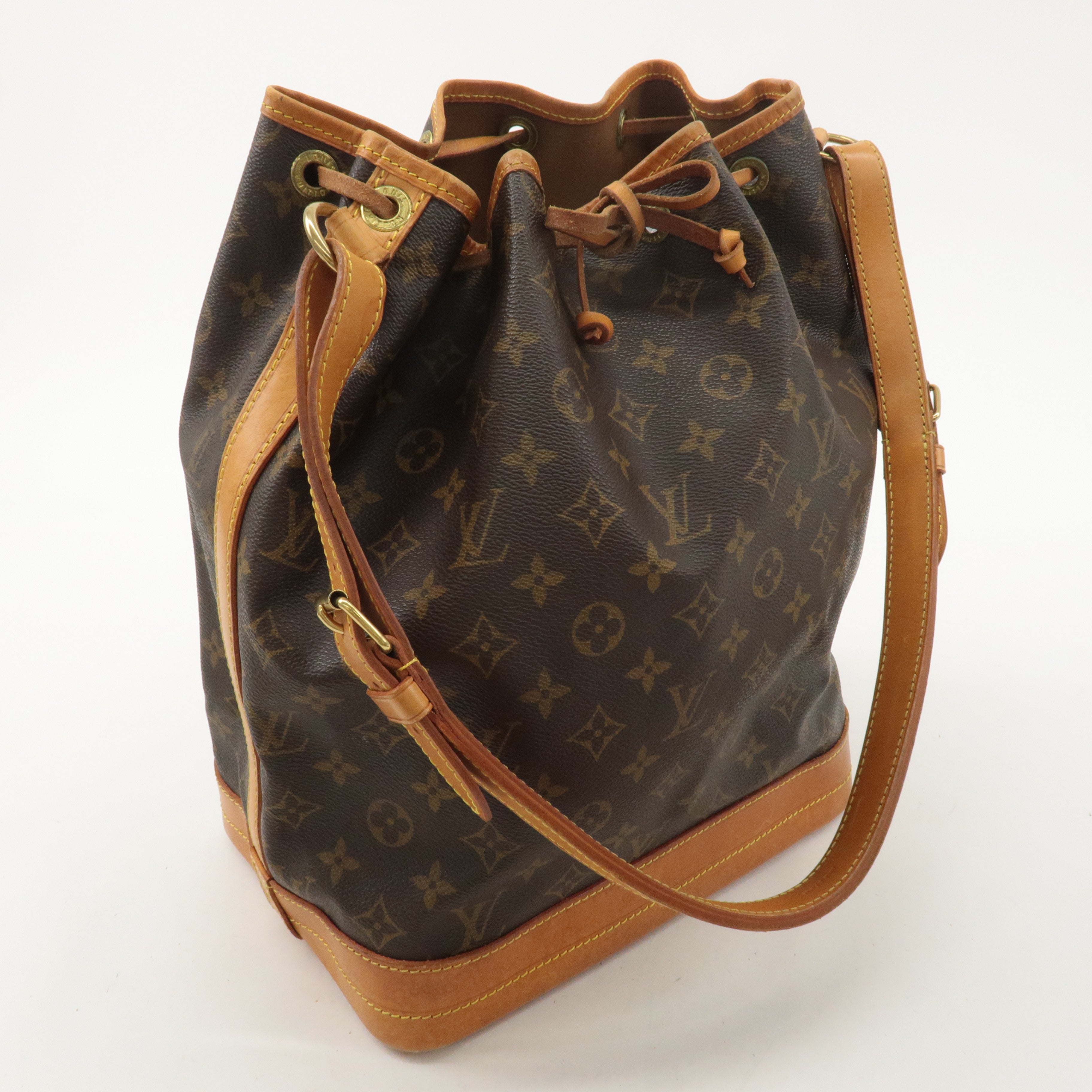 Louis Vuitton Monogram Noe Shoulder Bag Hand Bag Brown M42224