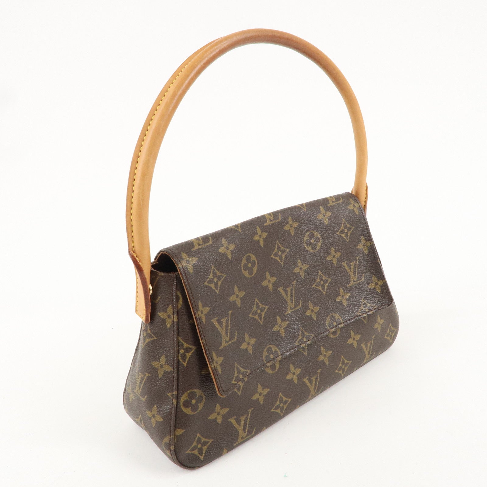 Louis Vuitton Monogram Mini Looping Shoulder Bag Hand Bag M51147