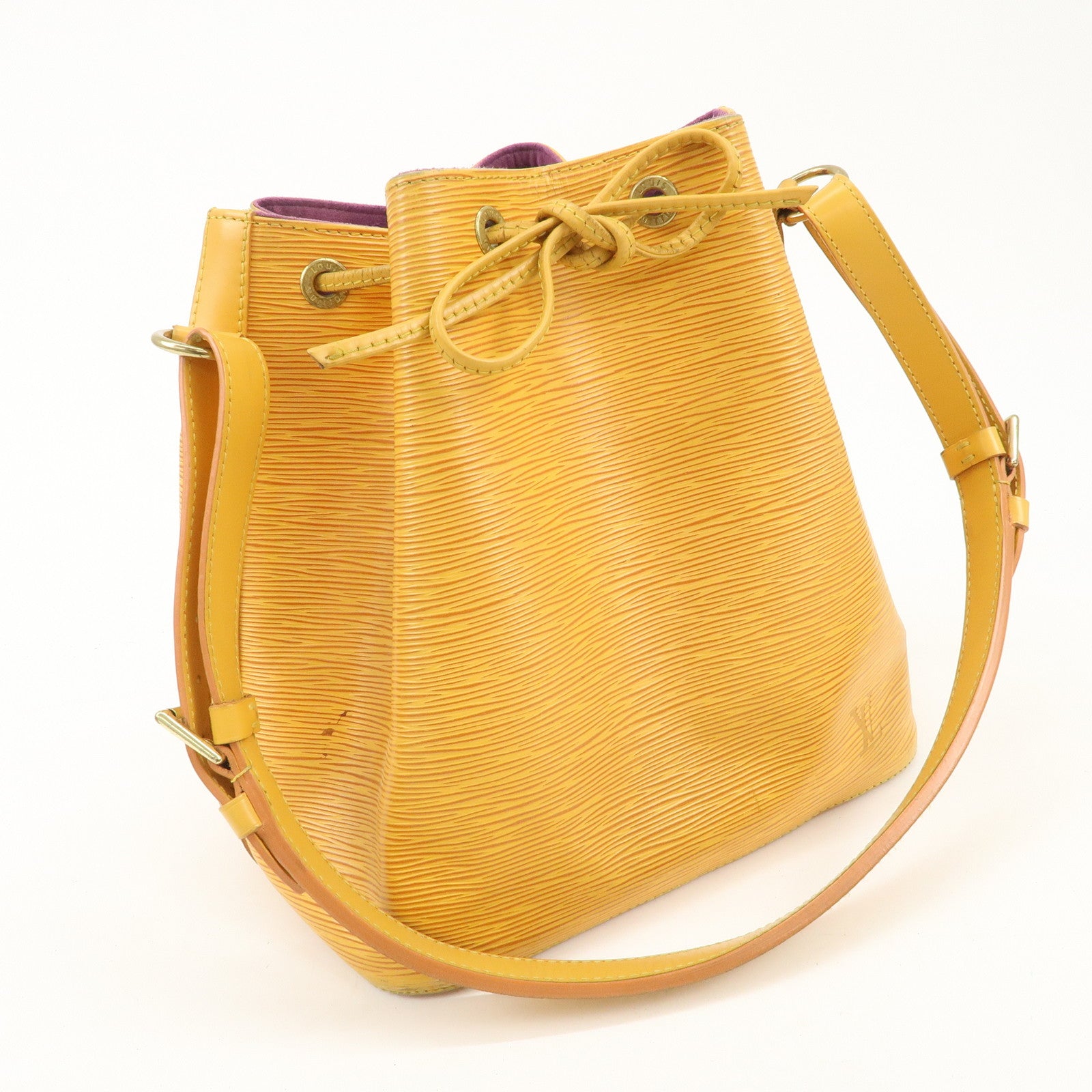 Louis Vuitton Epi Petit Noe Shoulder Bag Tassili Yellow M44109 Used