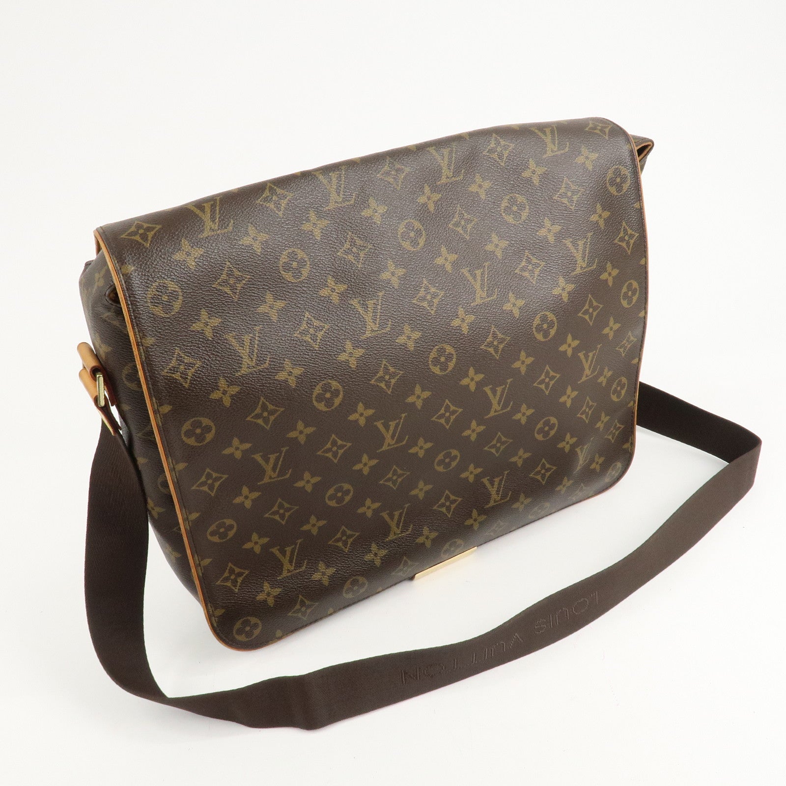 Louis Vuitton Monogram Abbesses Messenger Bag Hand Bag M45257 Used