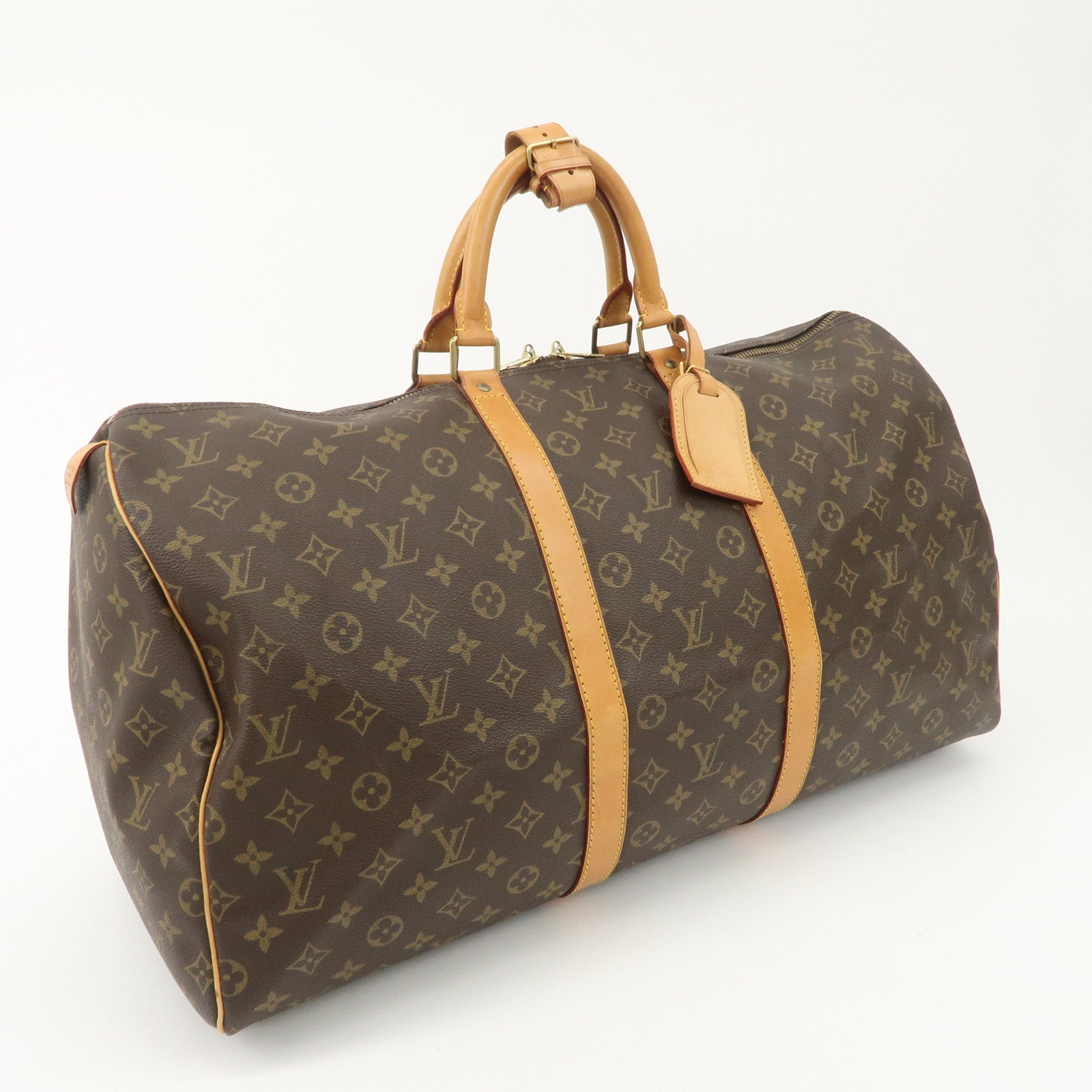 Louis Vuitton Monogram Keep All 55 Boston Bag Travel Bag M41424