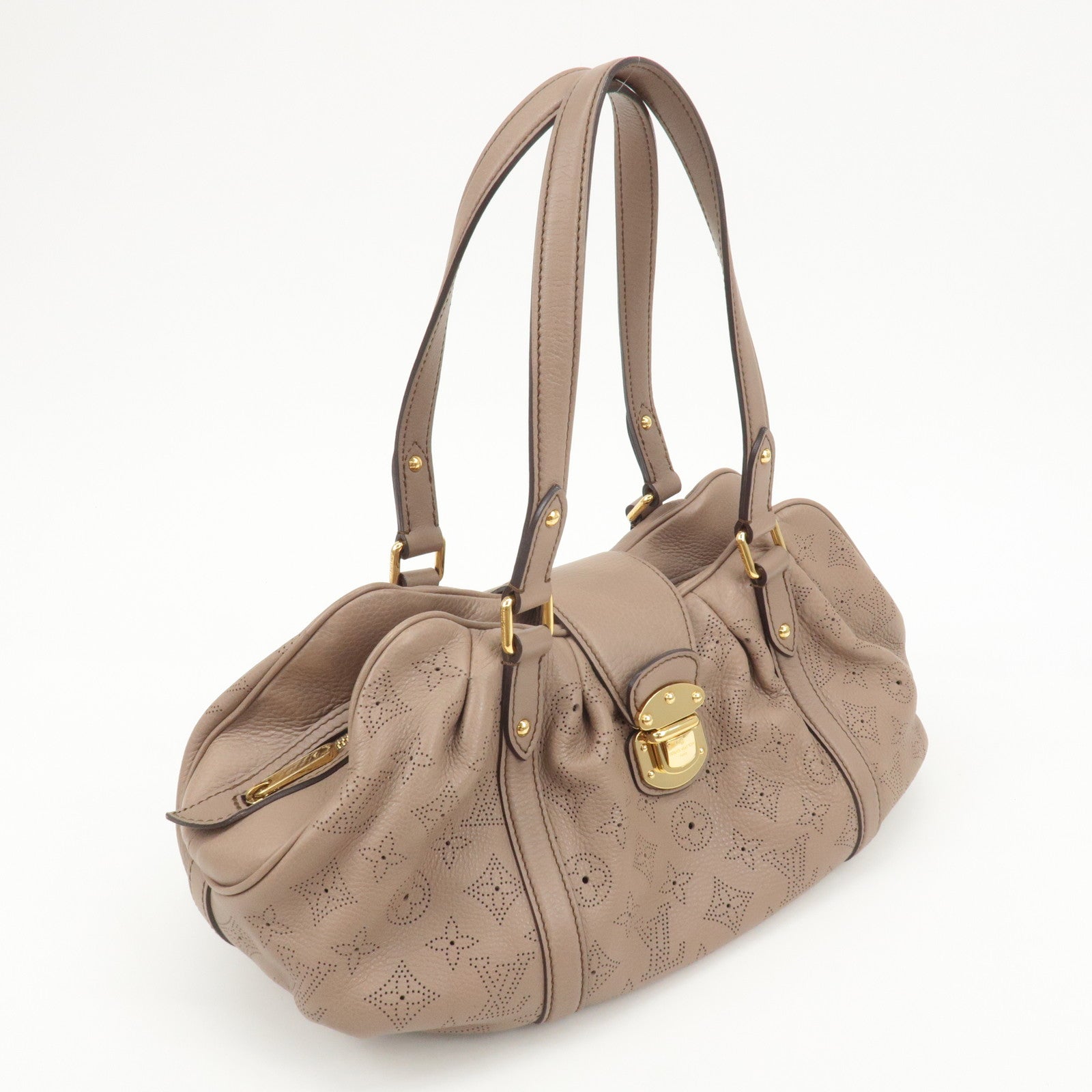 Louis Vuitton Monogram Mahina Lunar PM Shoulder Bag Sables M93433