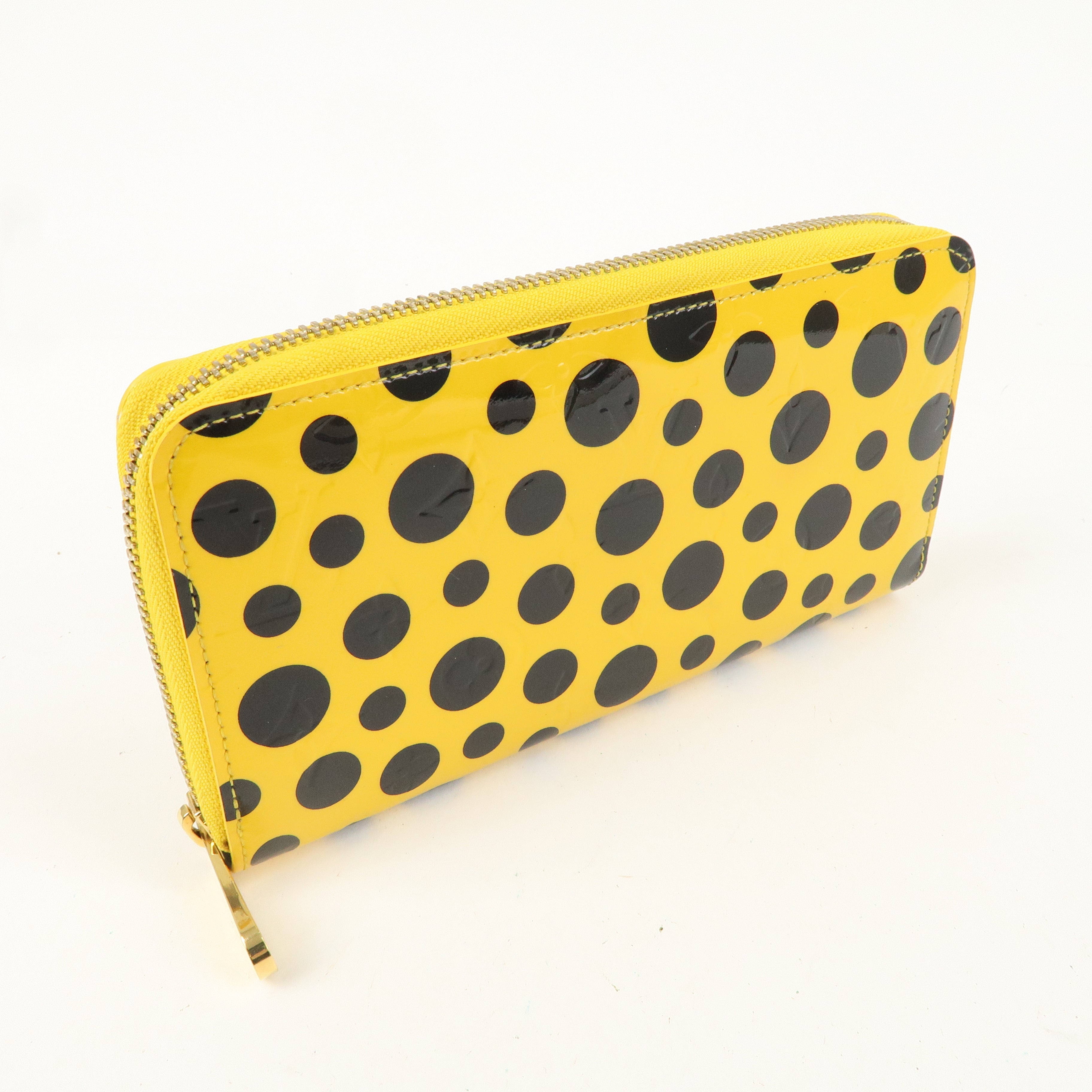 Louis Vuitton Vernis YayoiKusama Dots Infinity Zippy Wallet M91571