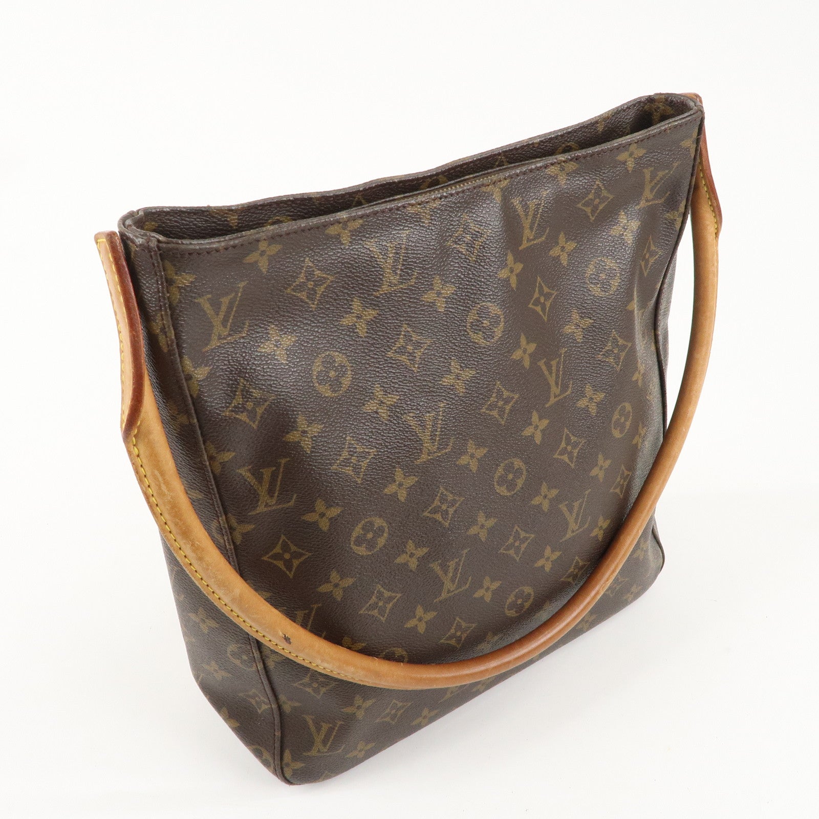 Louis Vuitton Monogram Looping GM Shoulder Bag Brown M51145