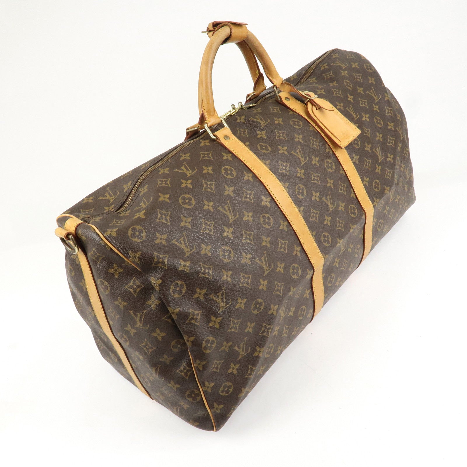 Louis Vuitton Monogram Keep All Bandouliere 60 Boston Bag M41412 Used