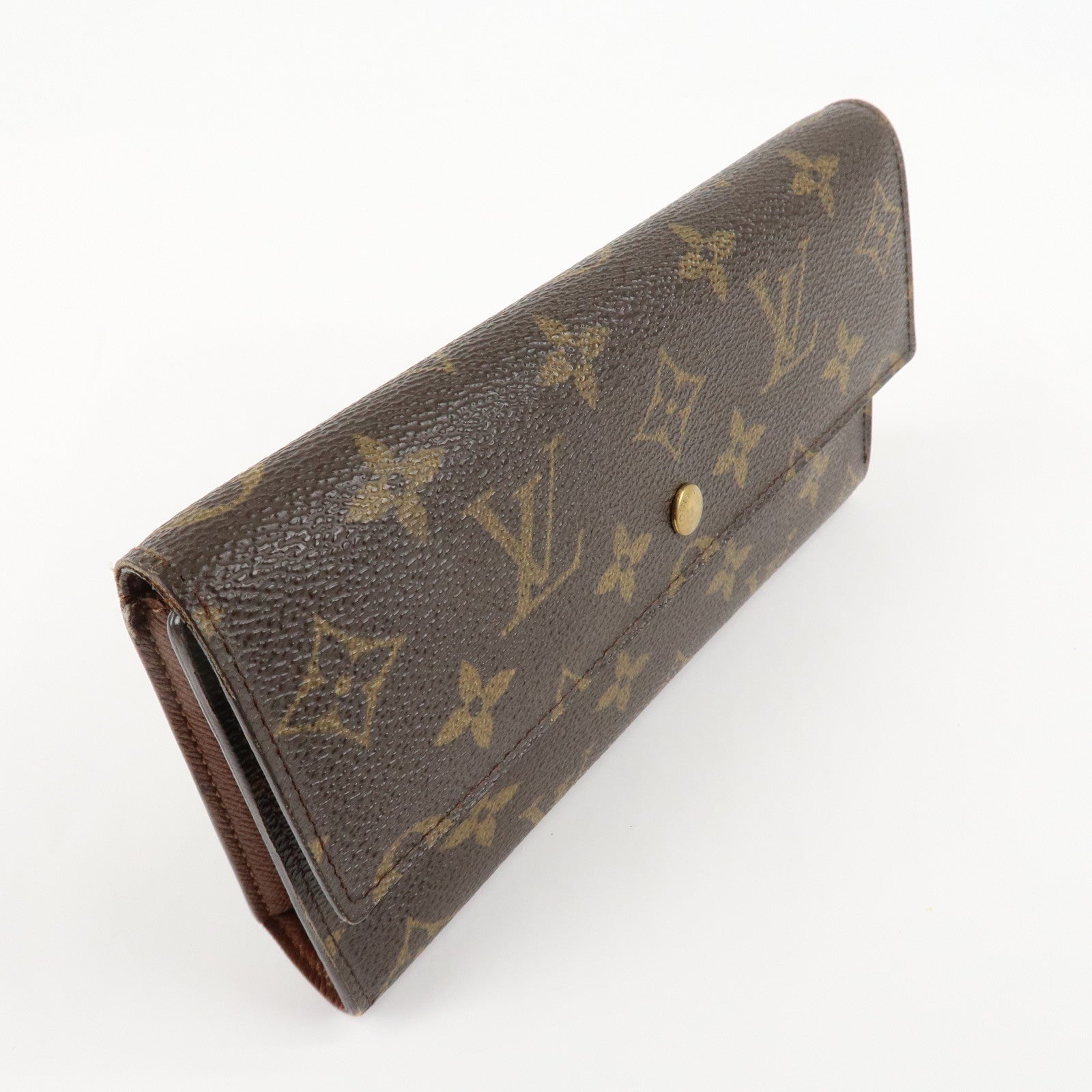 Louis Vuitton Monogram Porte Tresor International Wallet M61215 Used