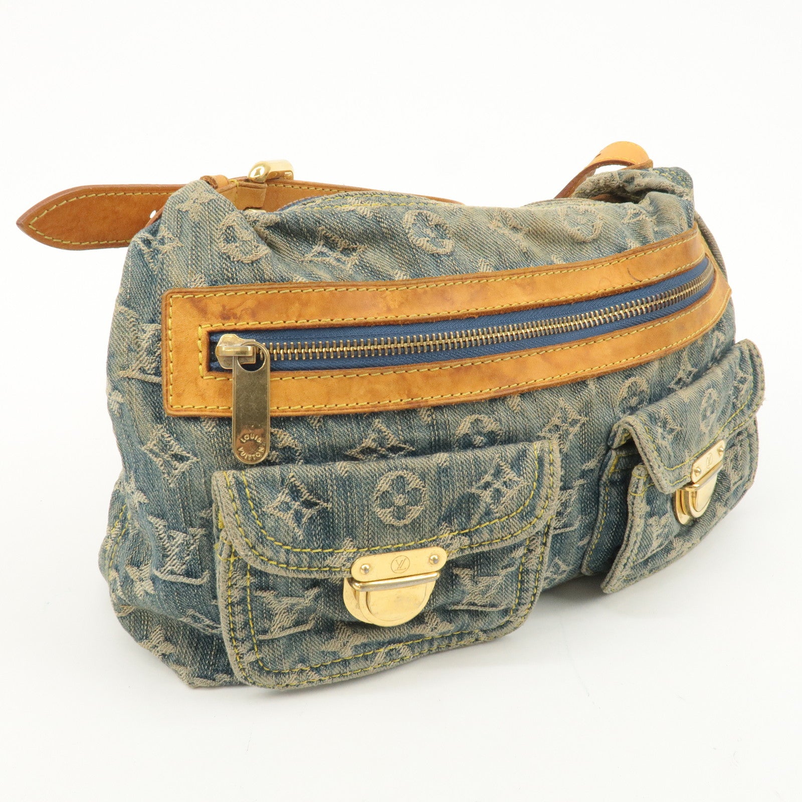 Louis Vuitton Monogram Denim Baggy PM 2Way Shoulder Bag M95049