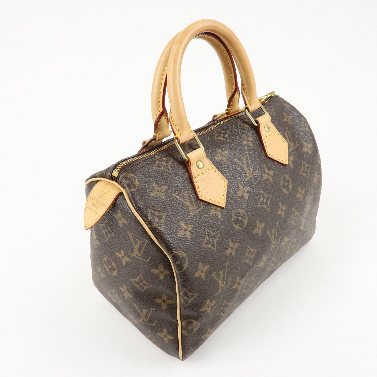 Louis Vuitton Monogram Speedy 25 Hand Bag Boston Bag M41528 Used