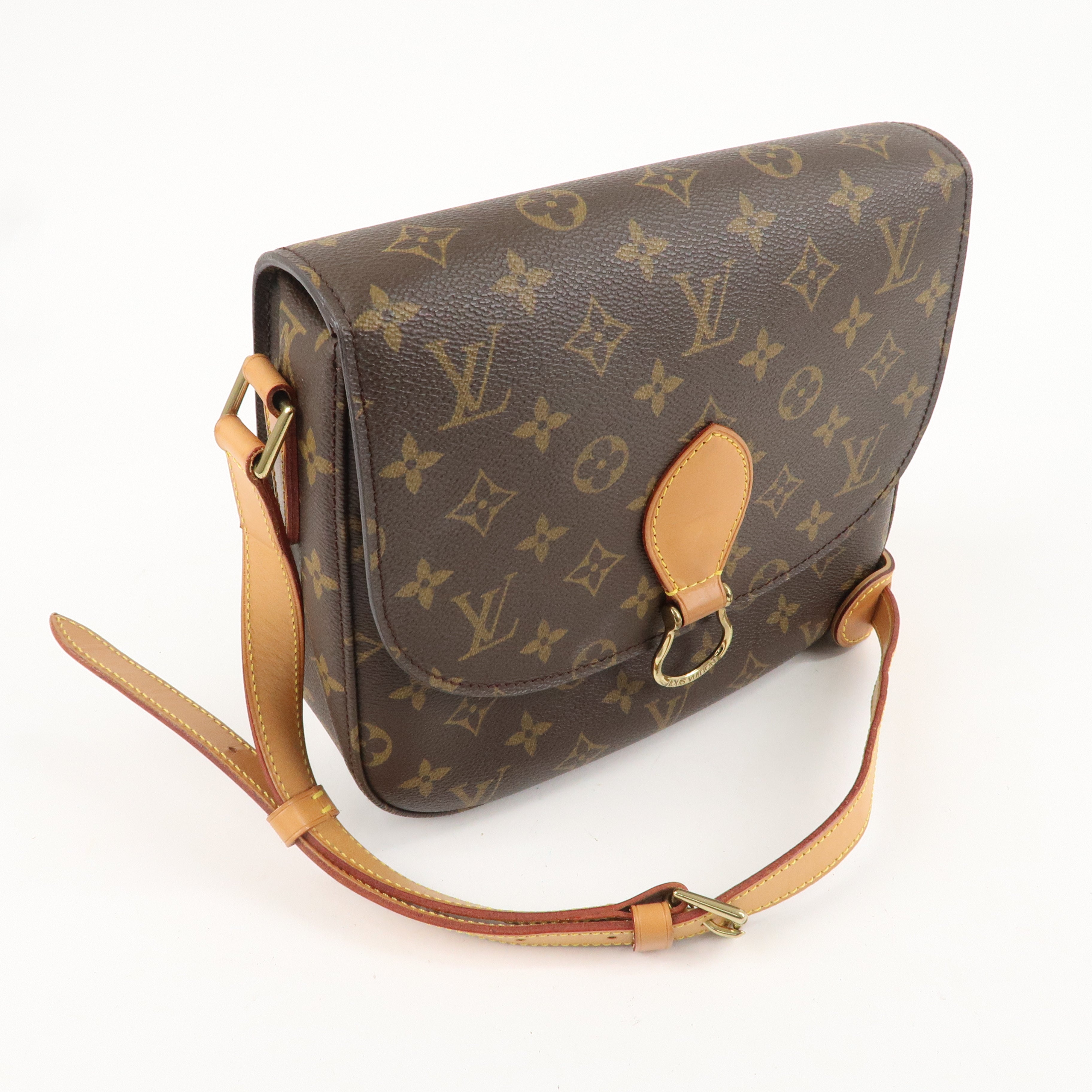 Louis Vuitton Monogram Saint Cloud GM Shoulder Bag Brown M51242