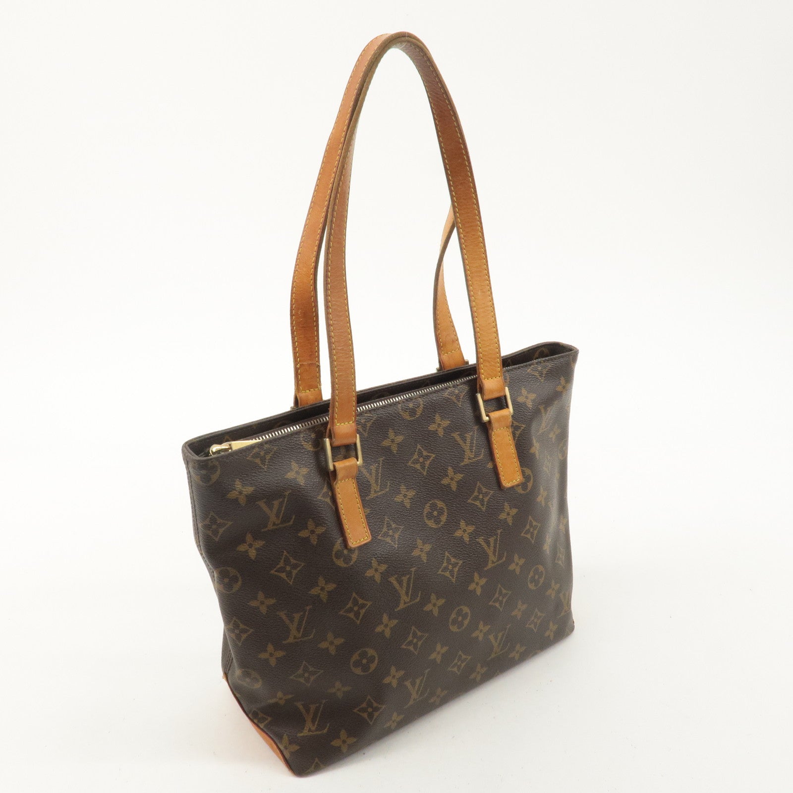 Louis Vuitton Monogram Cabas Piano Tote Bag Brown M51148